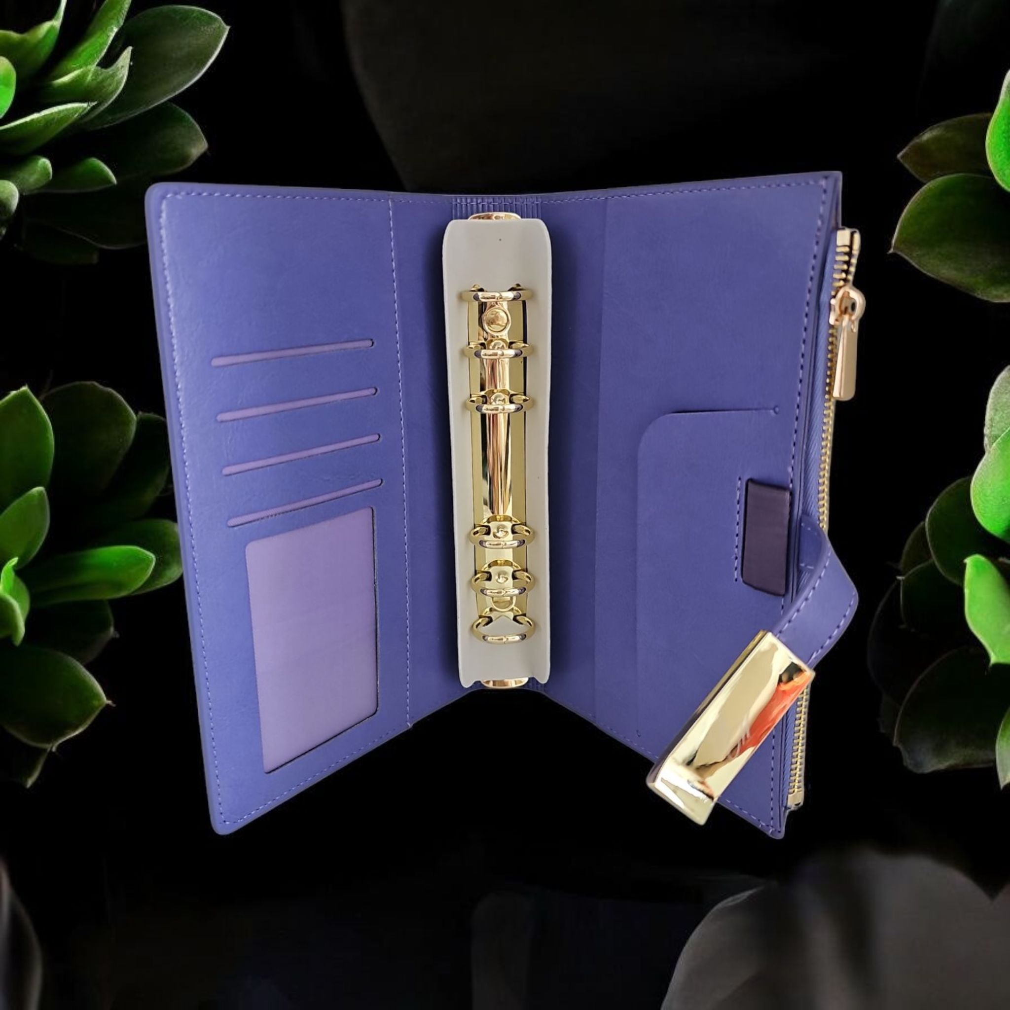 A6 Binder schmal A6 (2cm Ringe) glatte Struktur