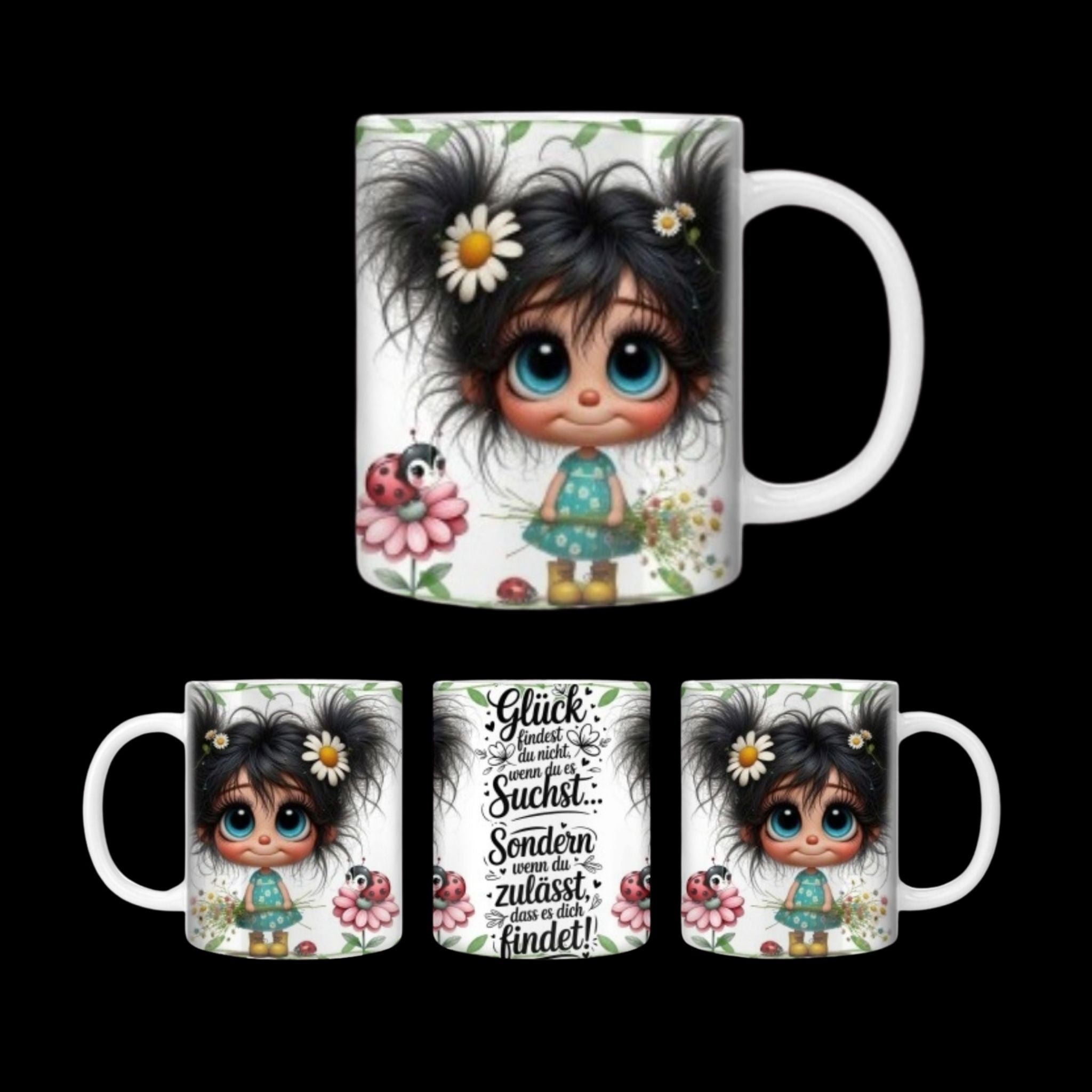 Tasse Glück zulassen