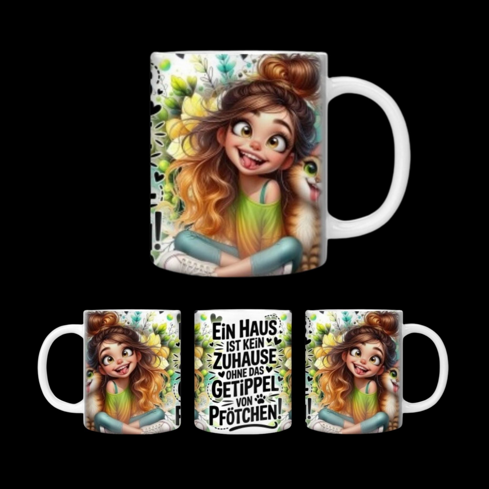 Tasse Pfotenliebe Katze