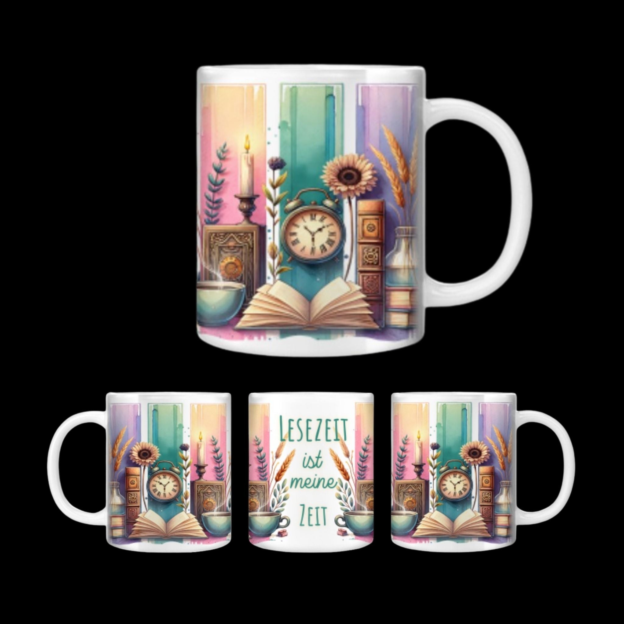 Tasse Lesezeit