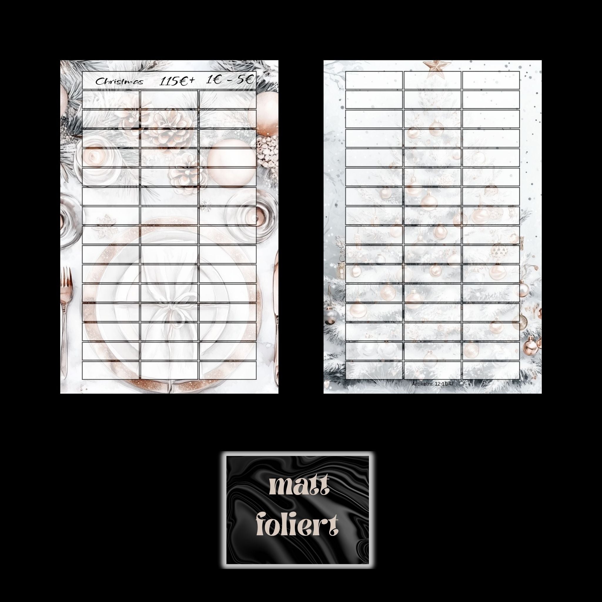 A7 Christmas folierte Challenge