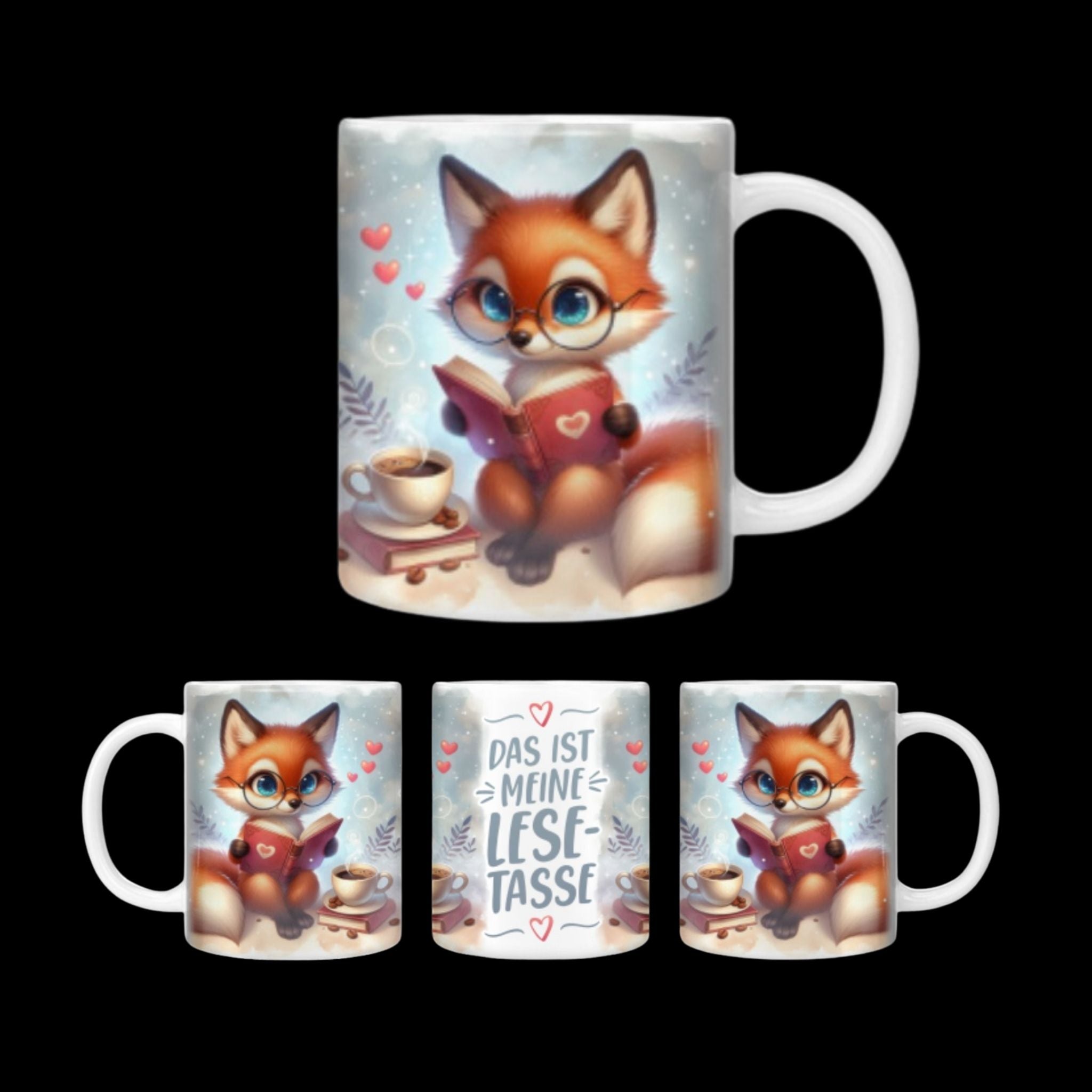 Tasse Lesefuchs