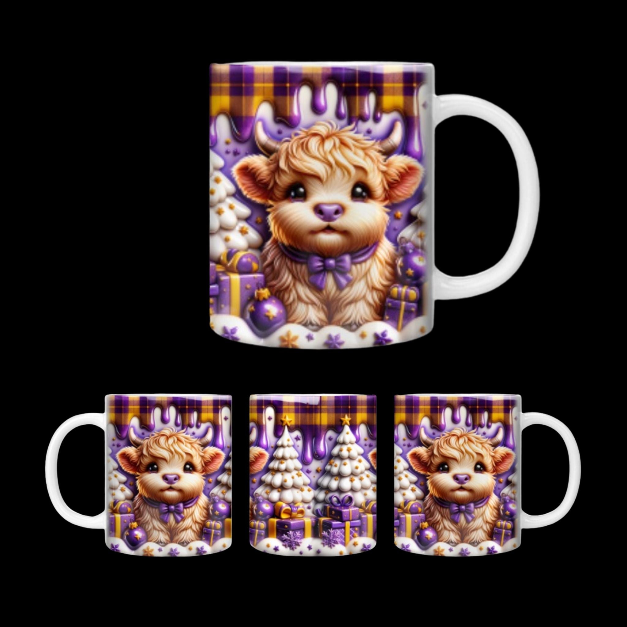 Tasse Weihnachten Kuh