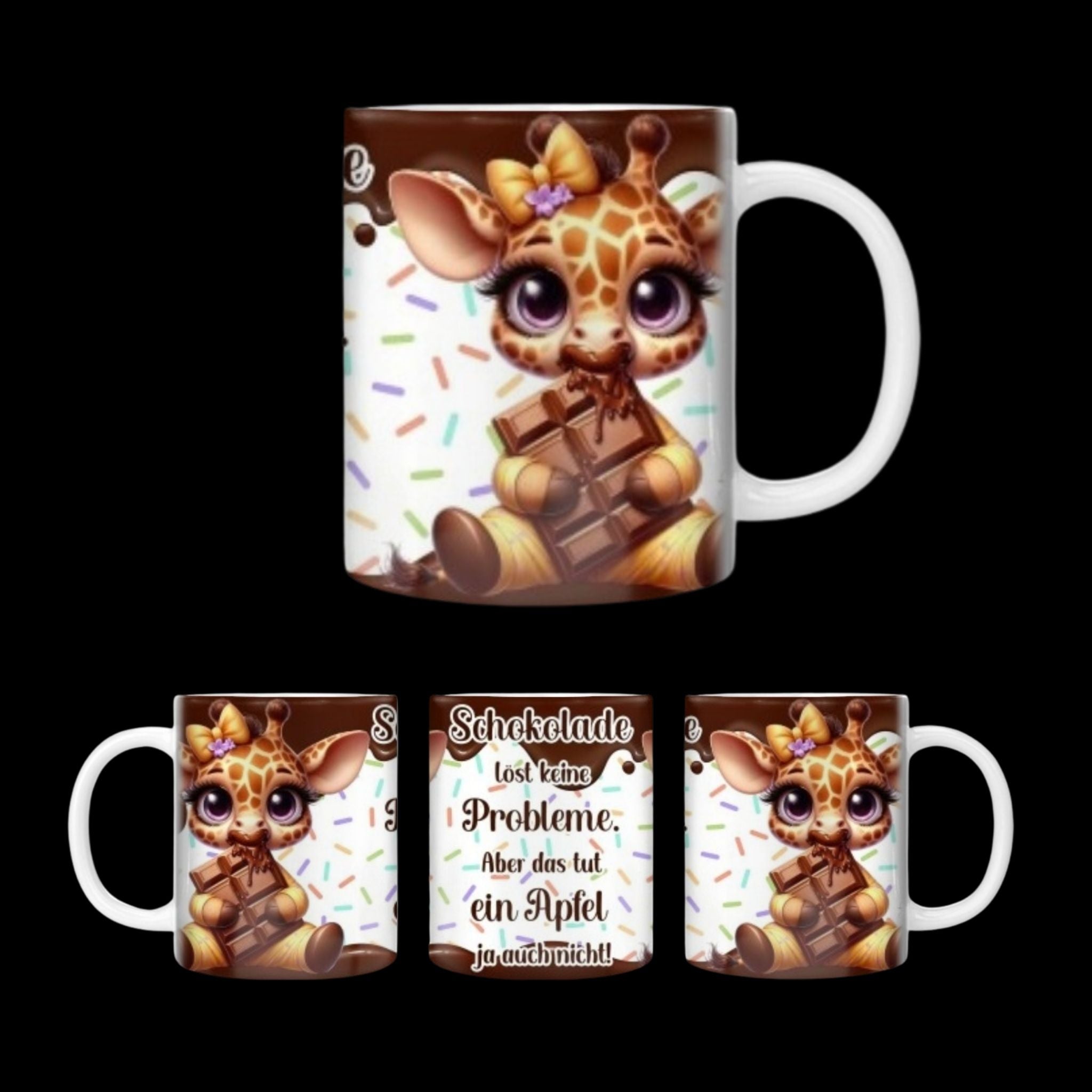 Tasse Giraffe Schokolade