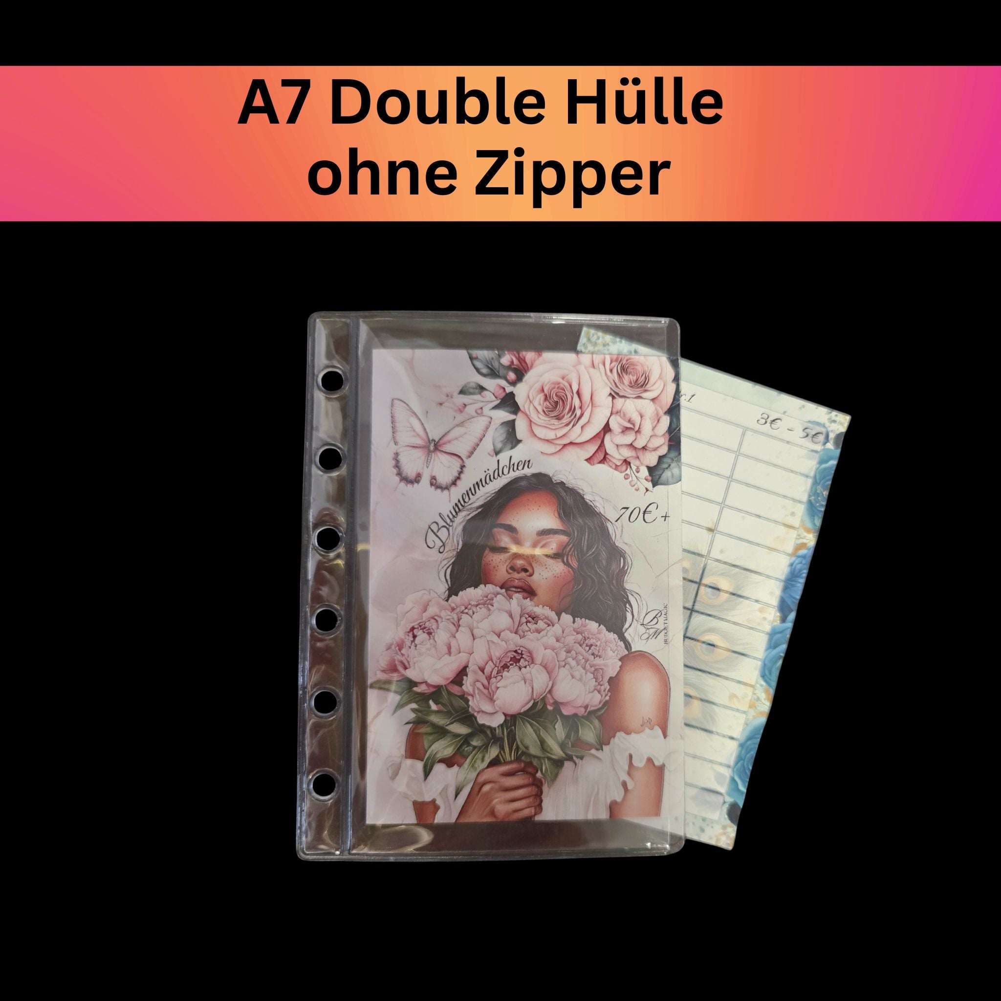 A7 Double Hüllen ohne Zipper (10 Stück)