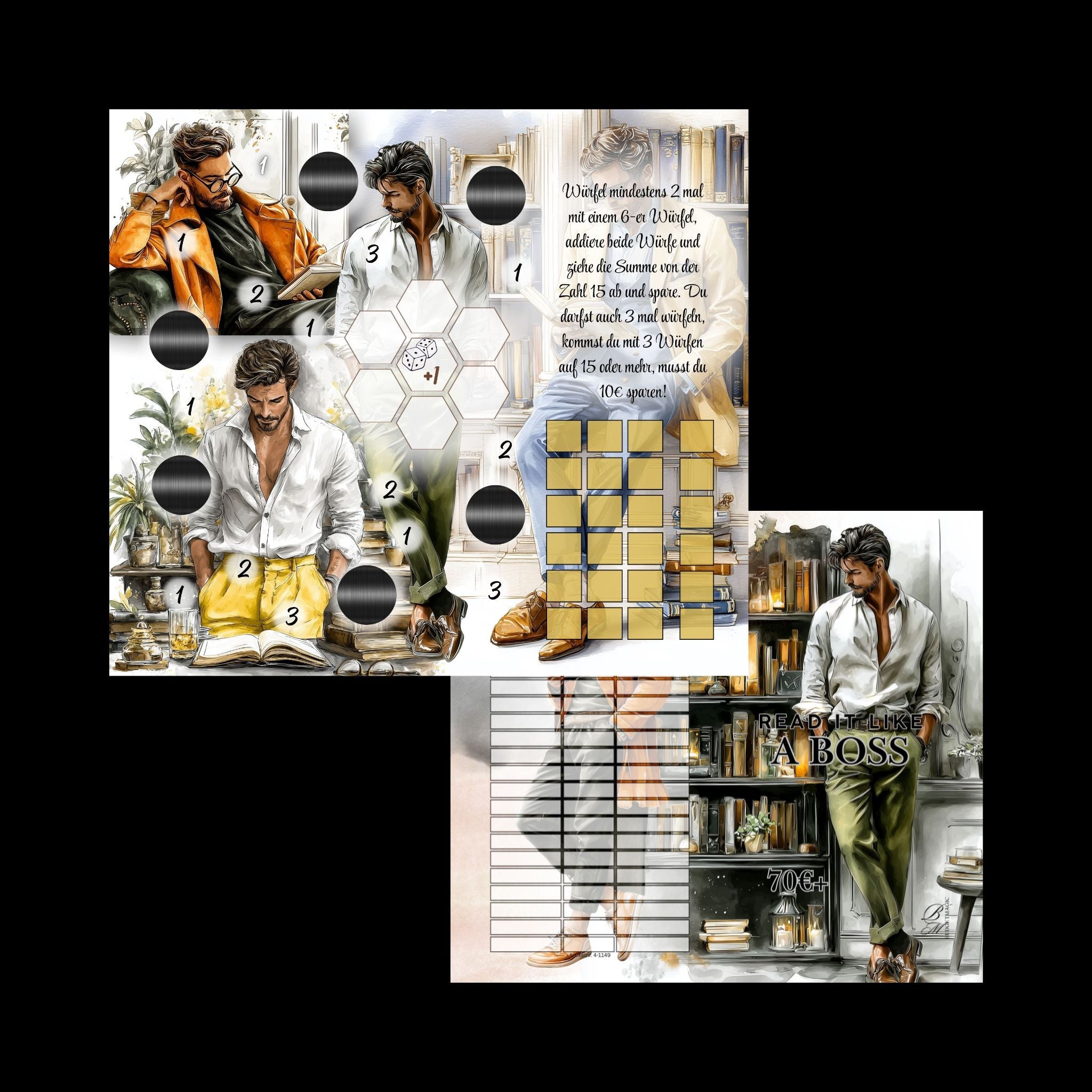 Klappkarte Read it like a Boss