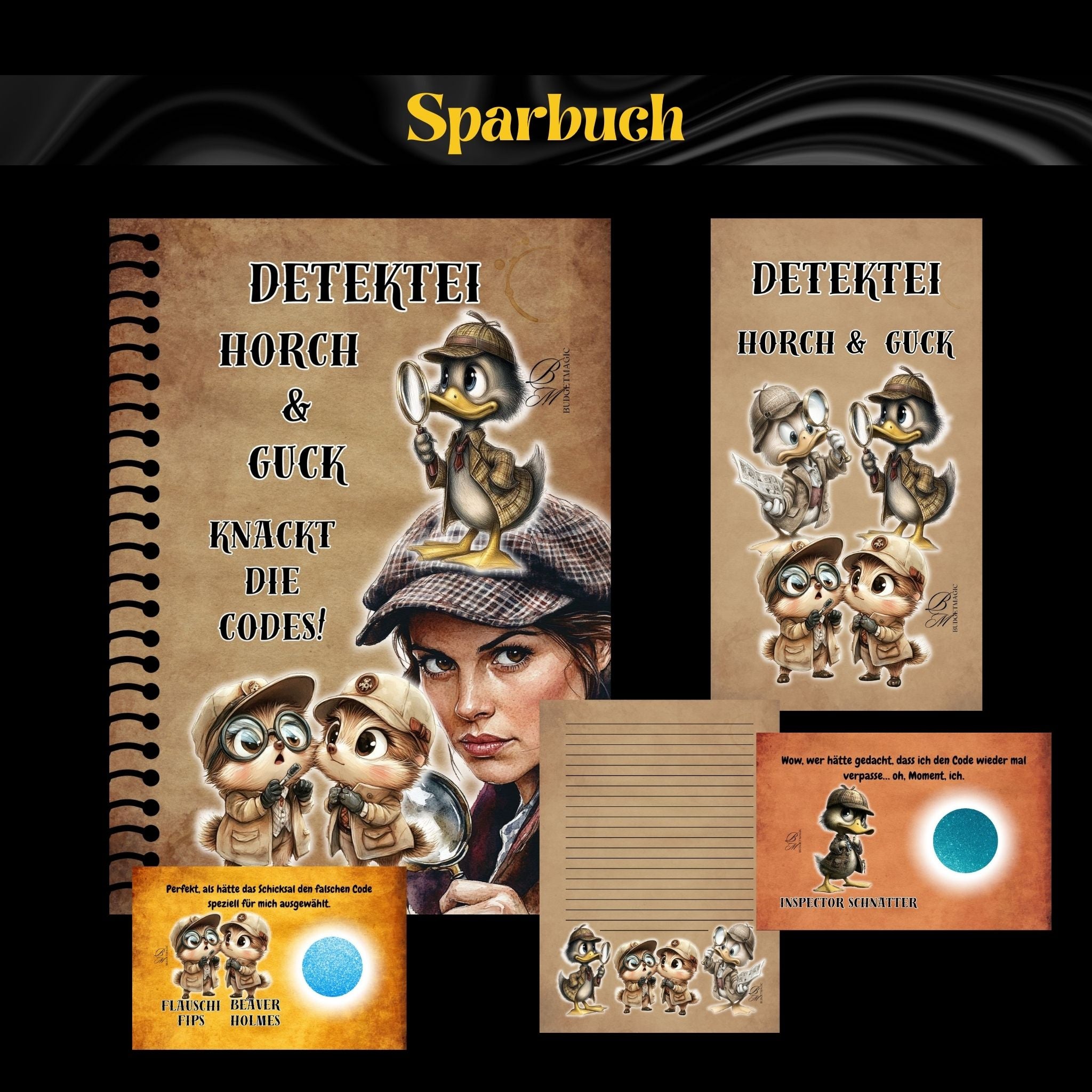 Sparbuch Detekei Horch & Guck A6
