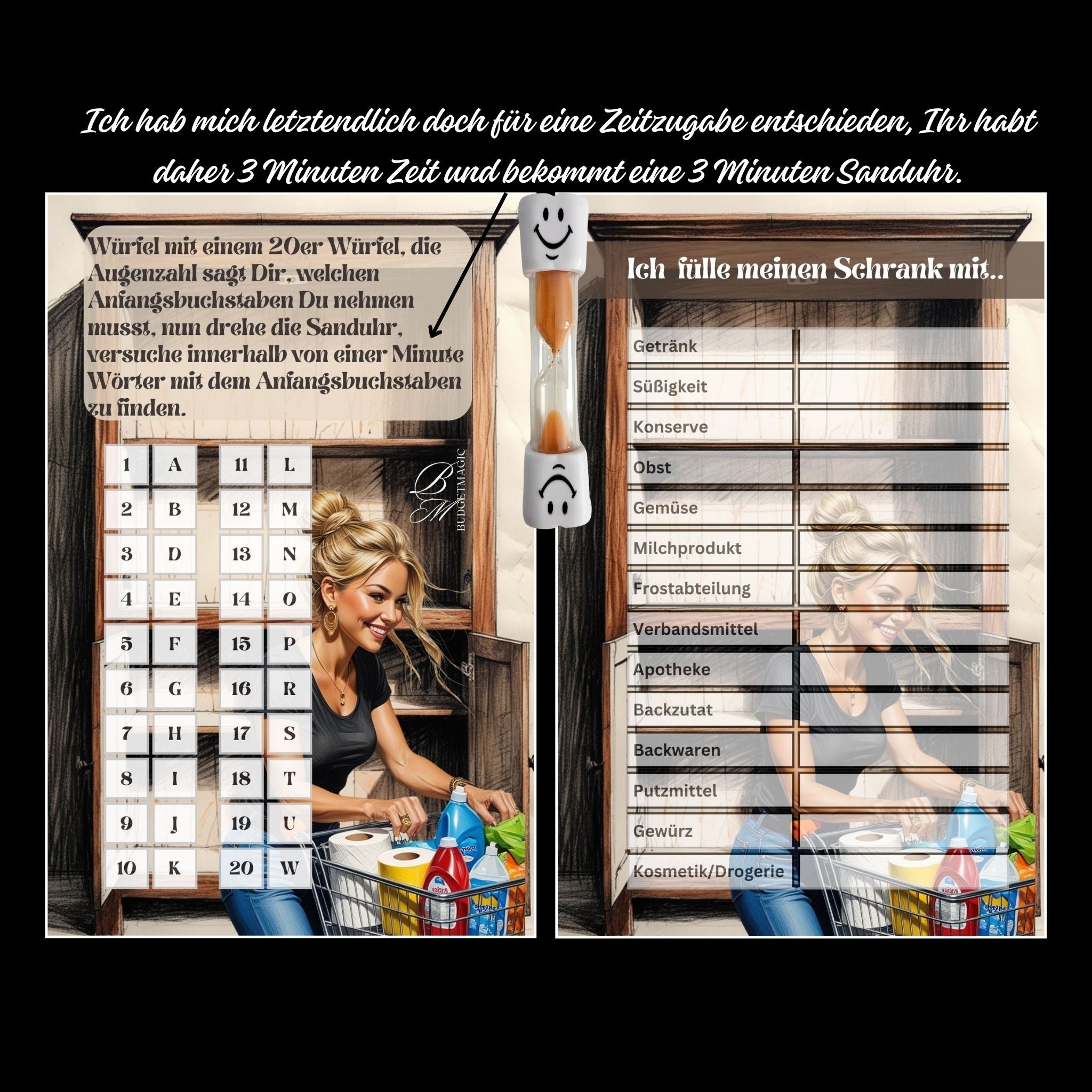 Ich fülle meinen Schrank