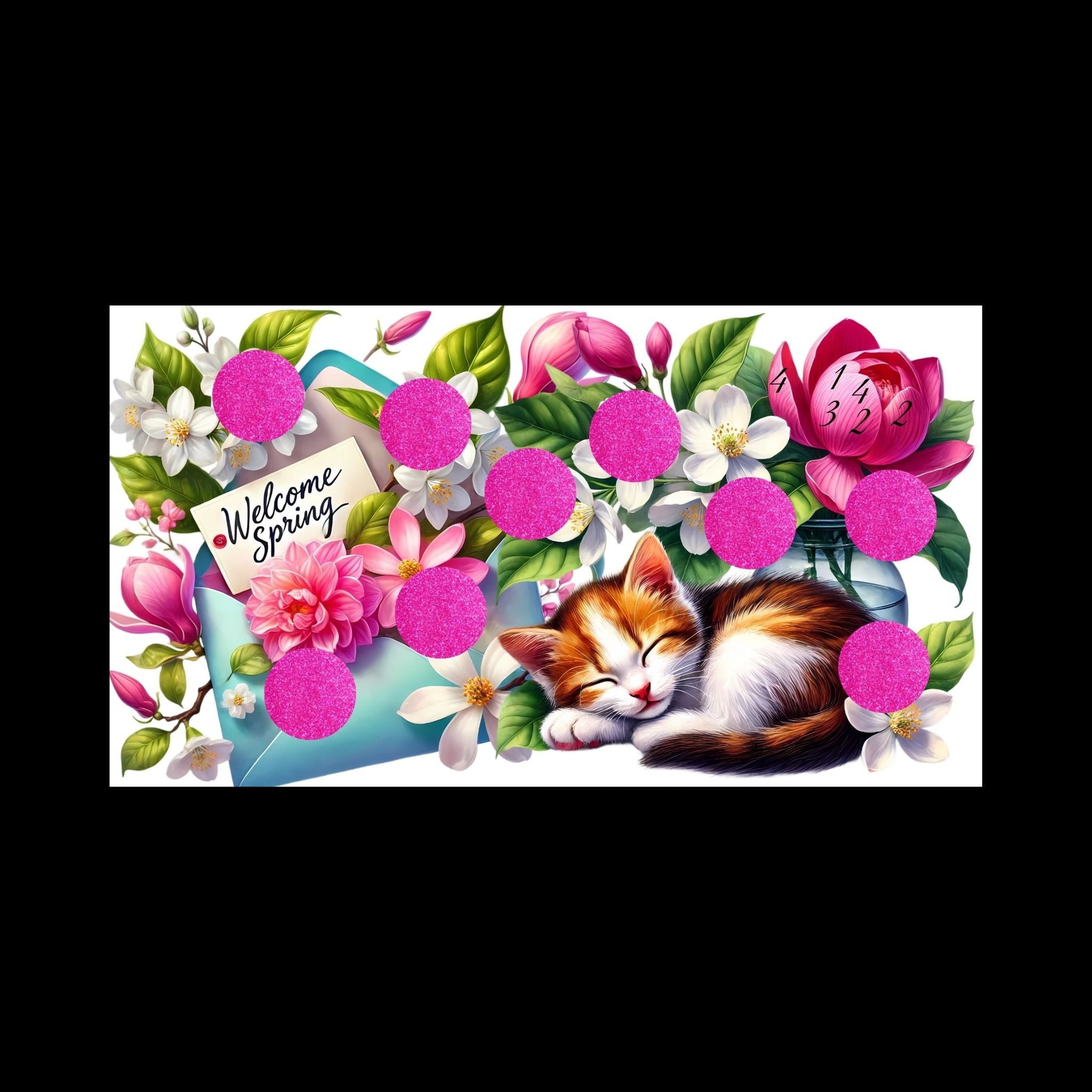 Welcome Spring Rubbelchallenge