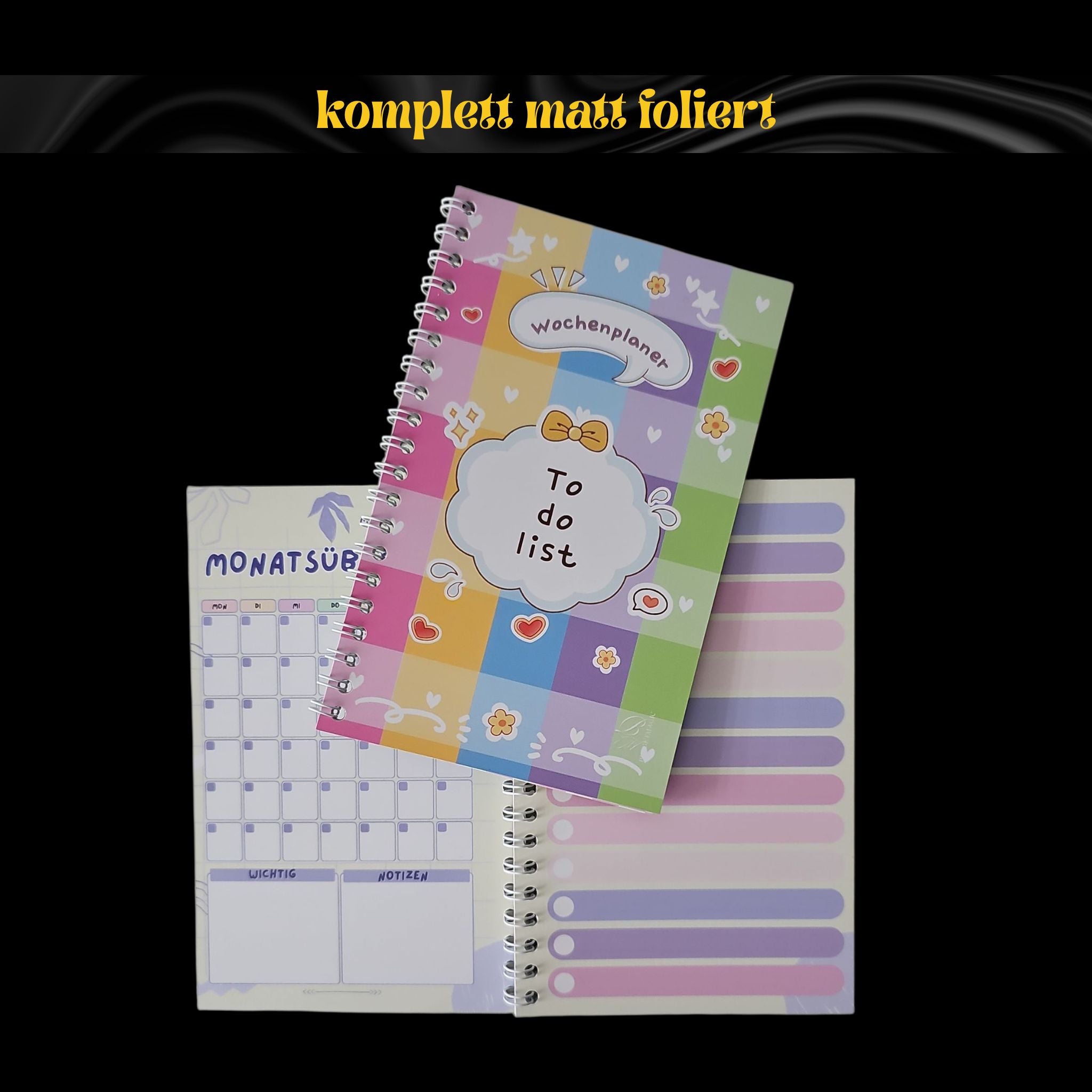 Wochenplaner matt foliert