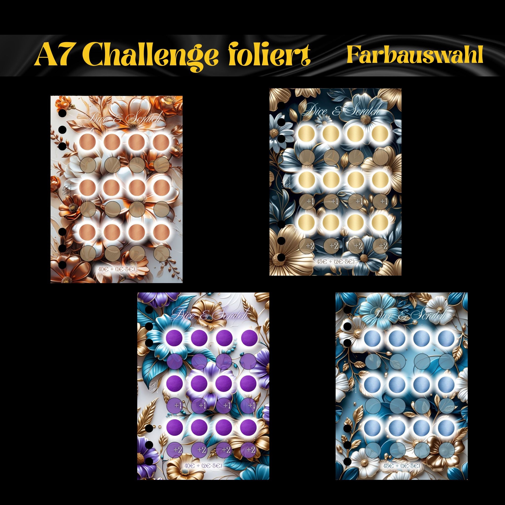 A7 Dice and Scratch foliert