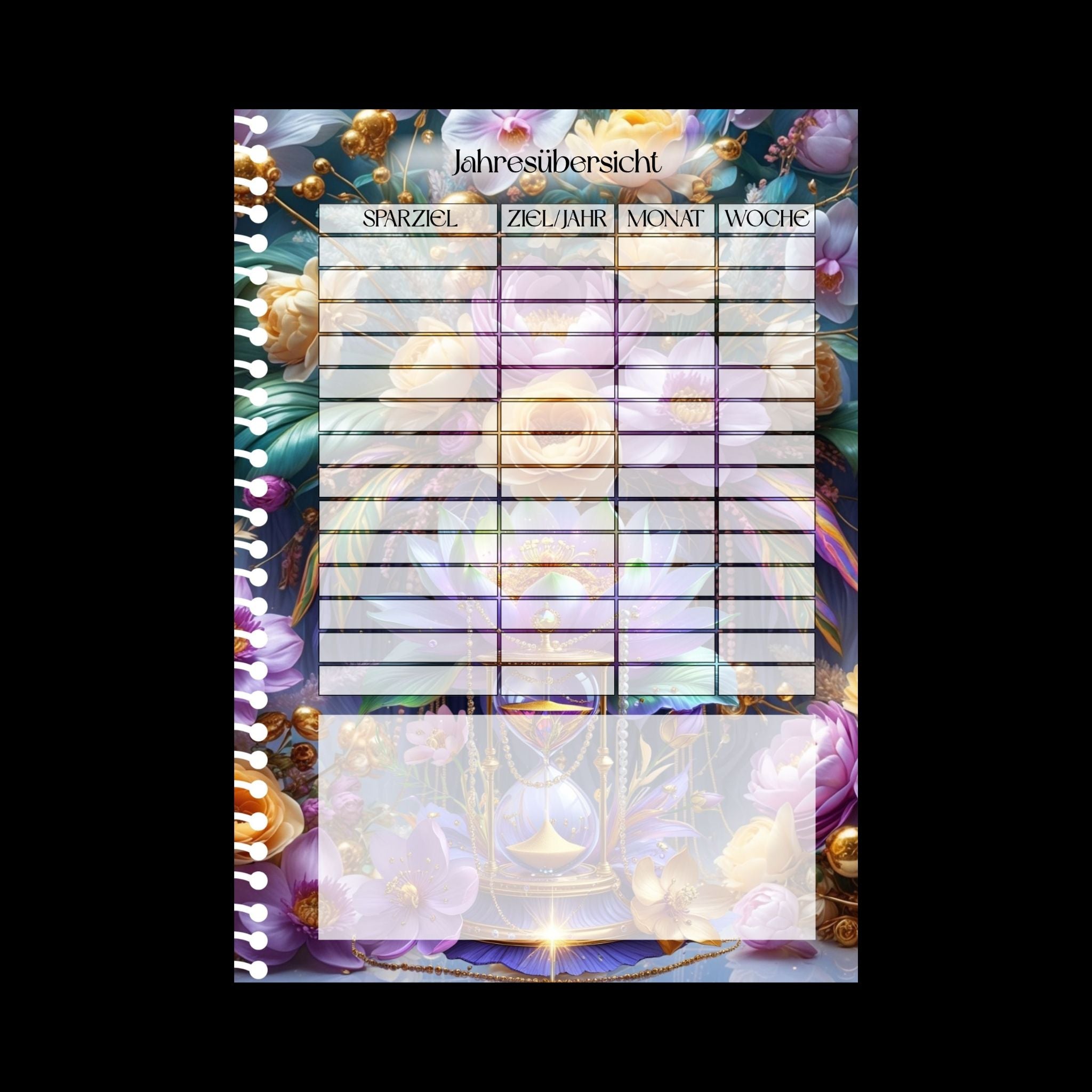 Challenplaner A5 Design Lotus