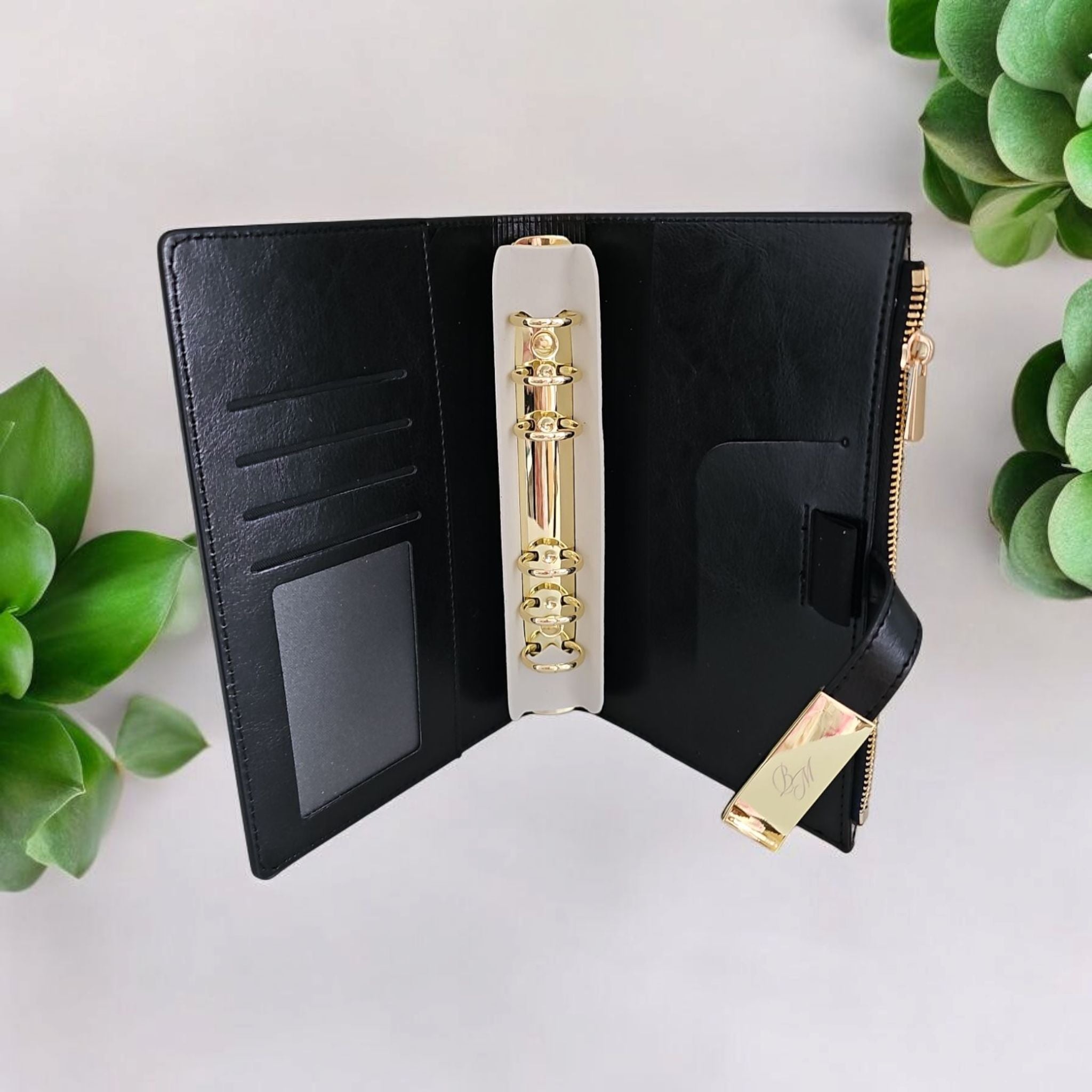 A6 Binder schmal A6 (2cm Ringe) glatte Struktur