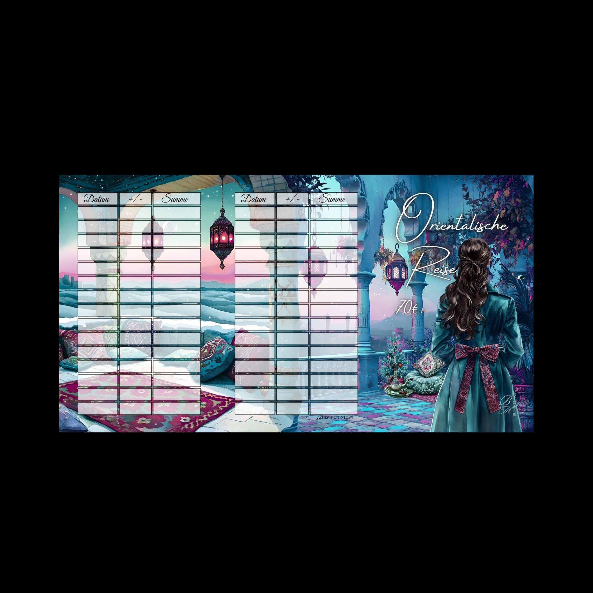 A7 Klappkarte Orientalische Reise