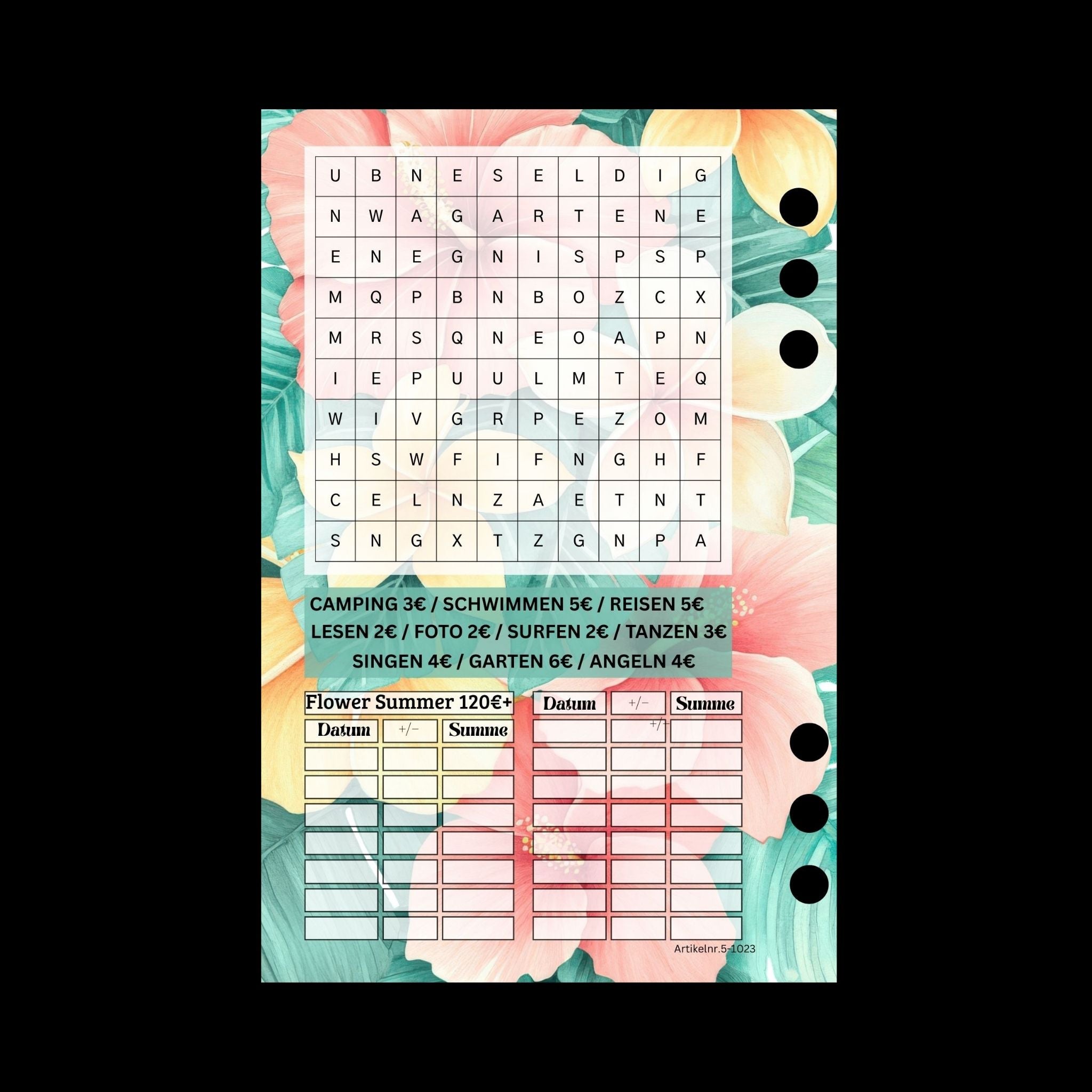 Flower Summer foliert