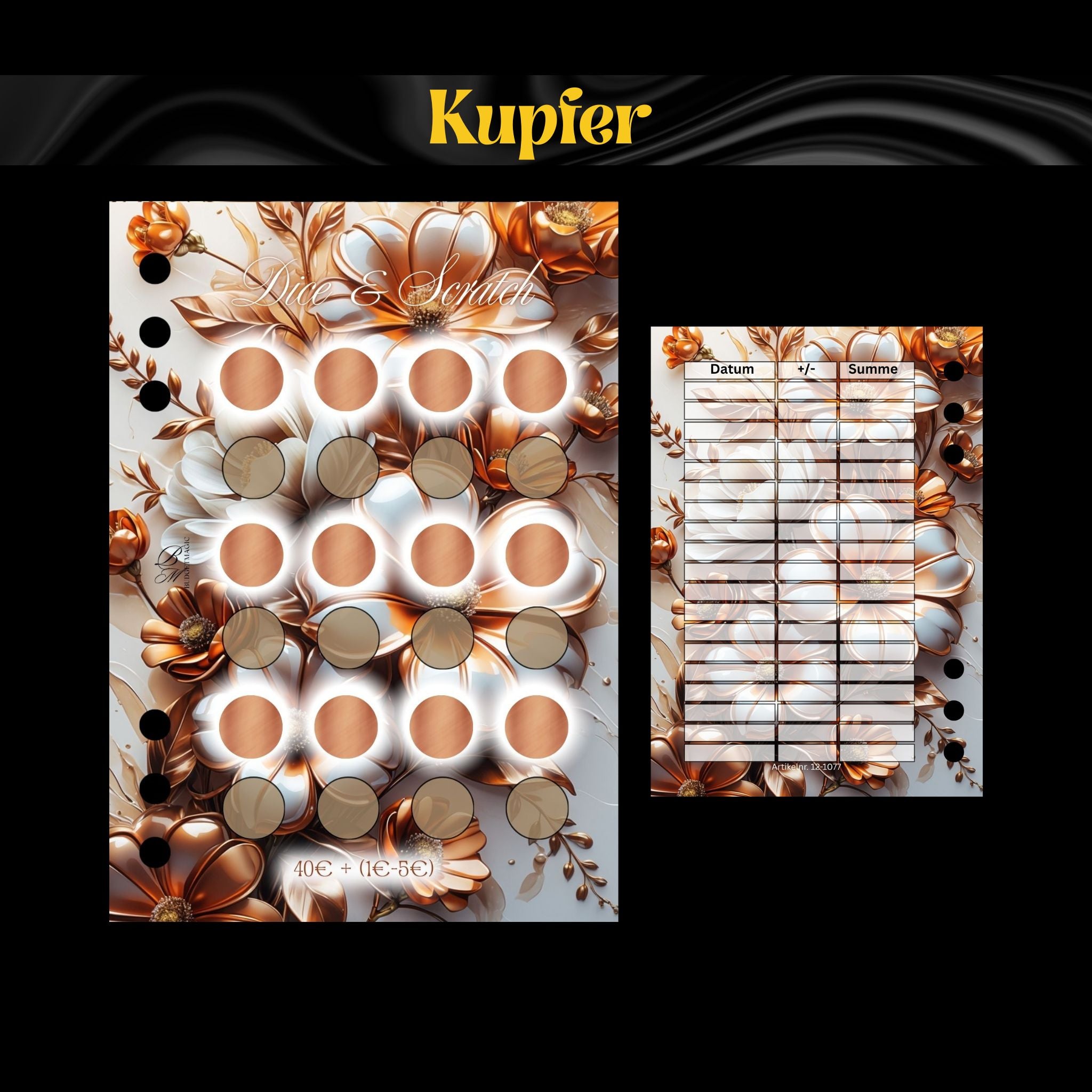 A7 Dice and Scratch foliert