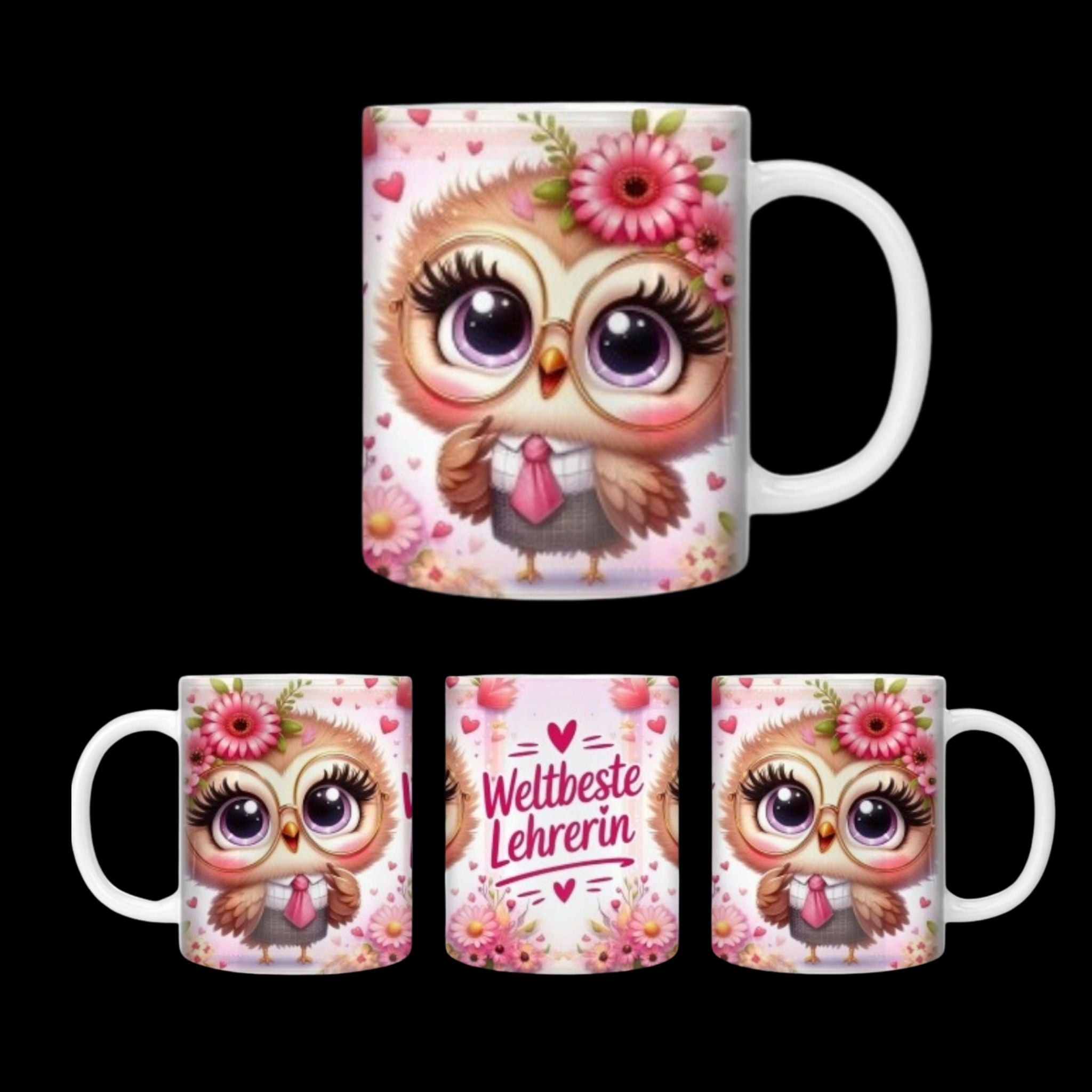 Tasse Eule Weltbeste Lehrerin