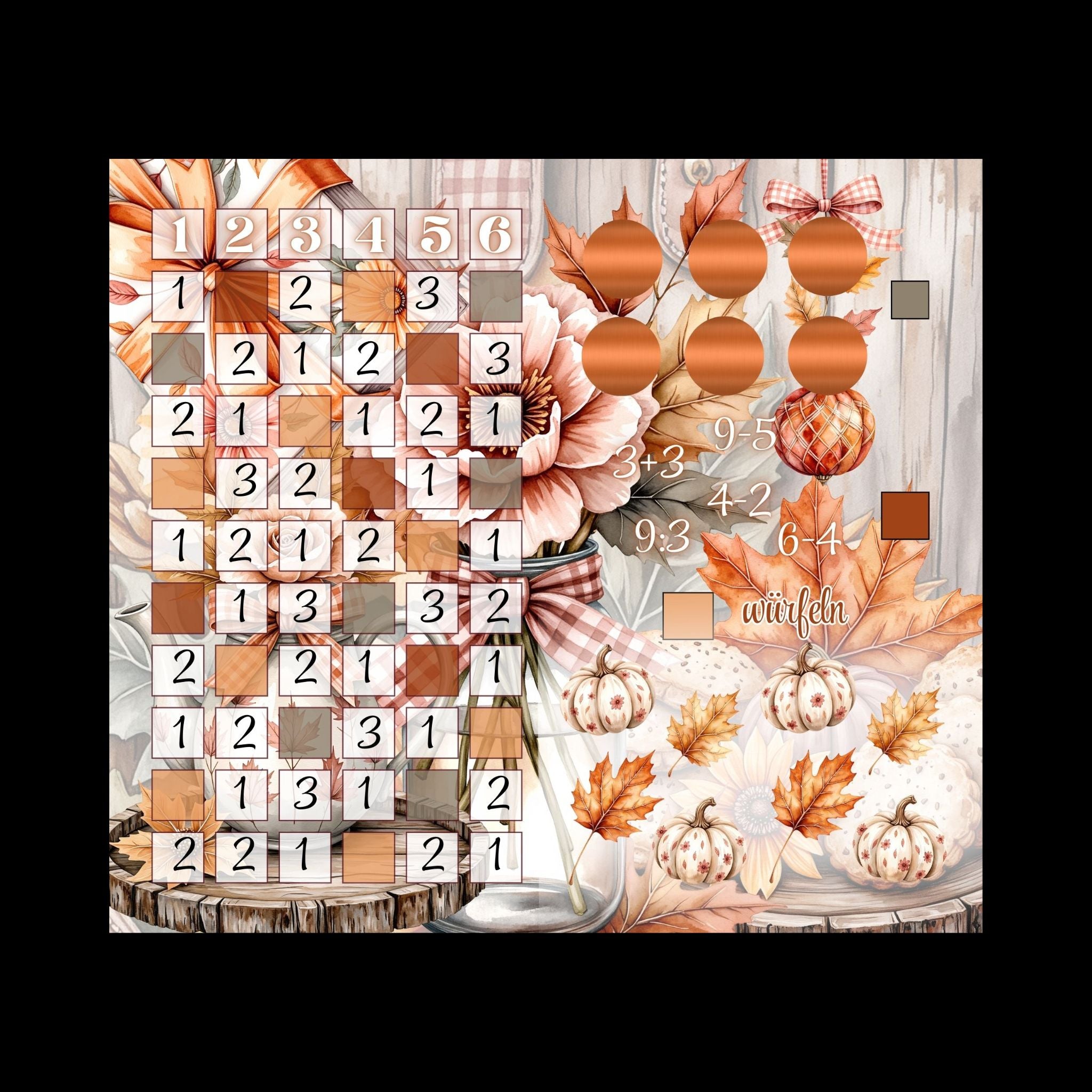 Klappkarte Autumn Marigold