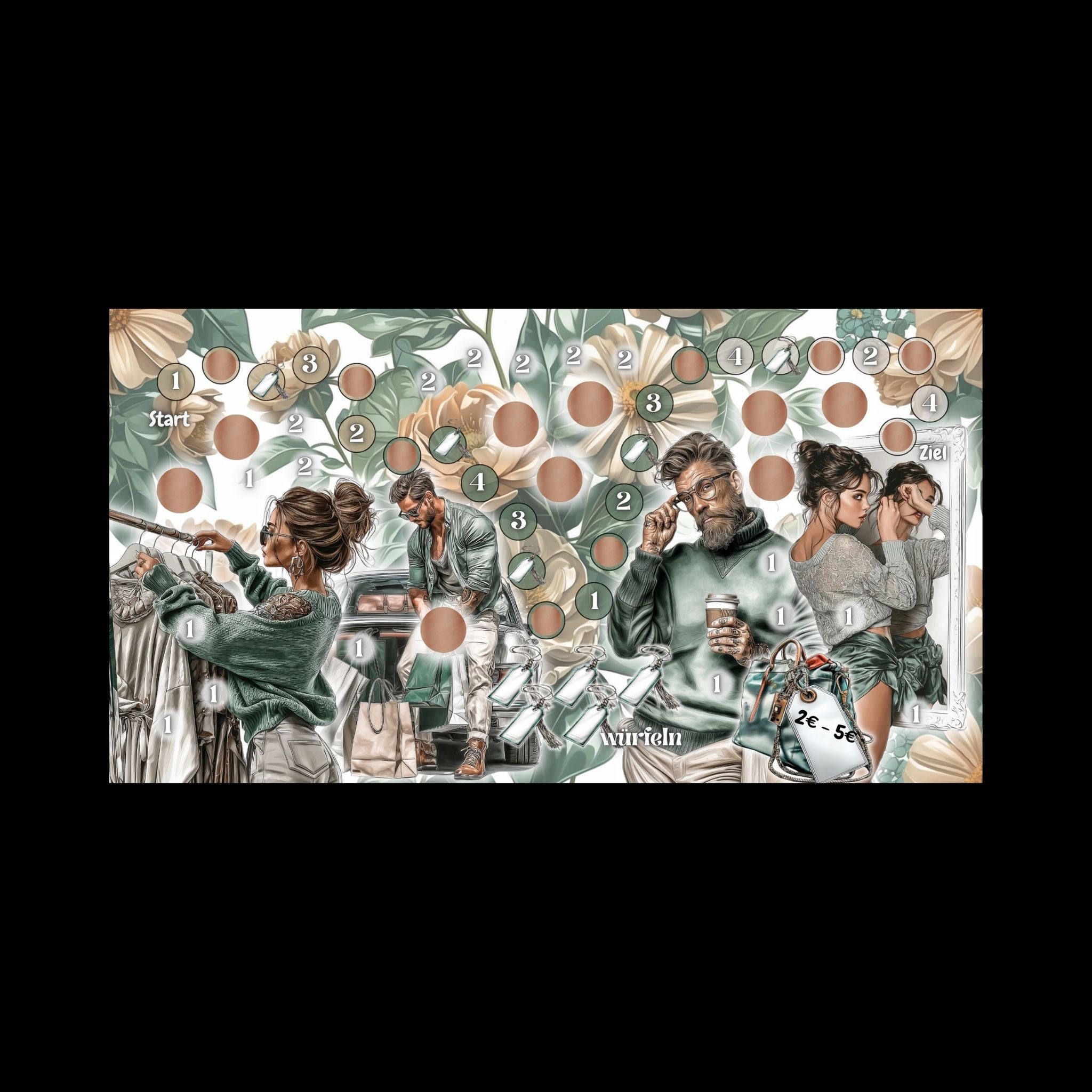 A7 Klappkarte Ich wollte nur gucken