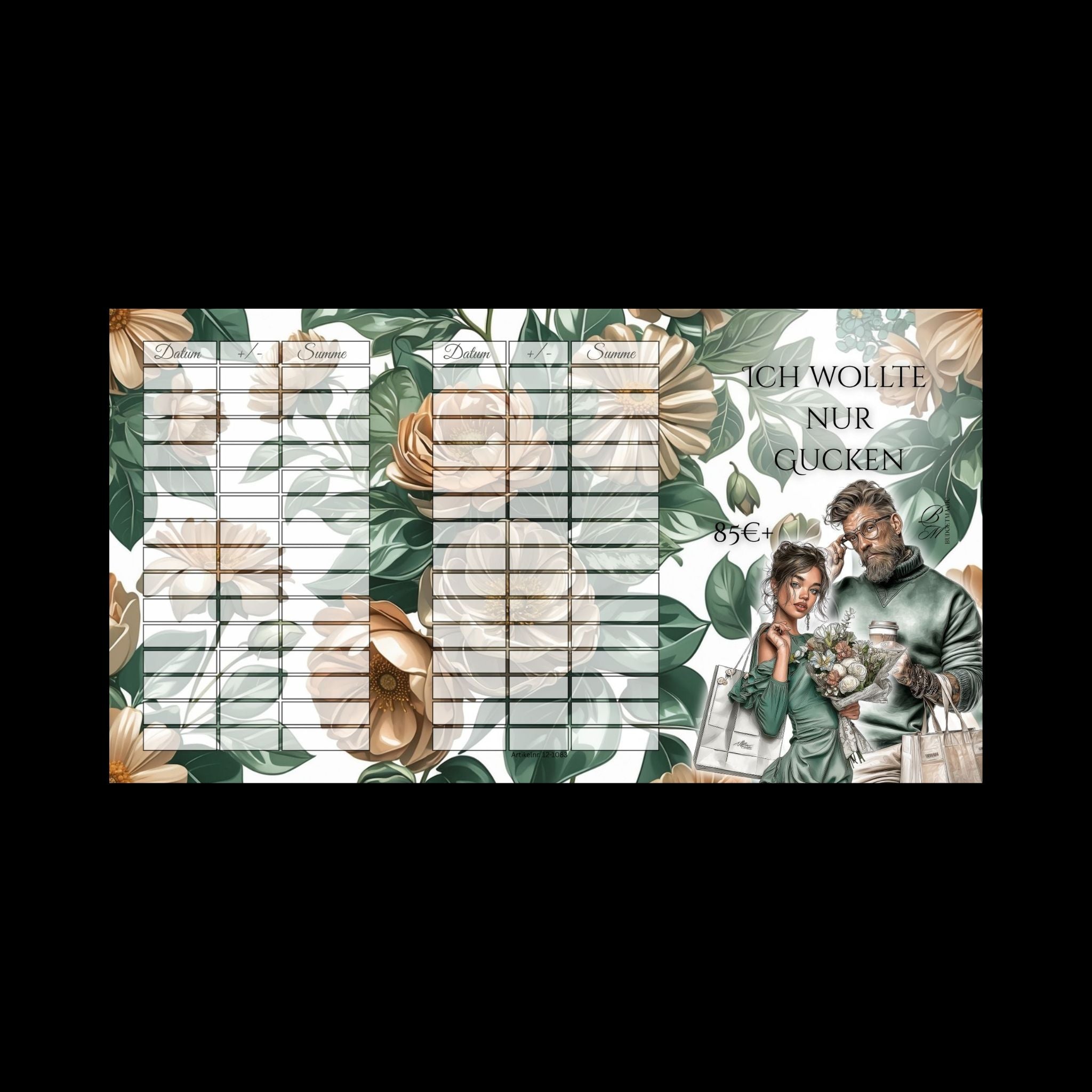 A7 Klappkarte Ich wollte nur gucken