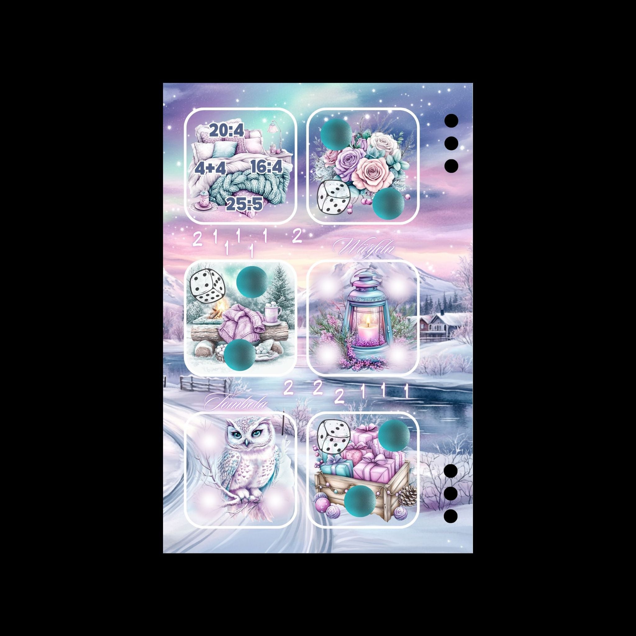 Minijahreschallenge Winter folierte Challenge