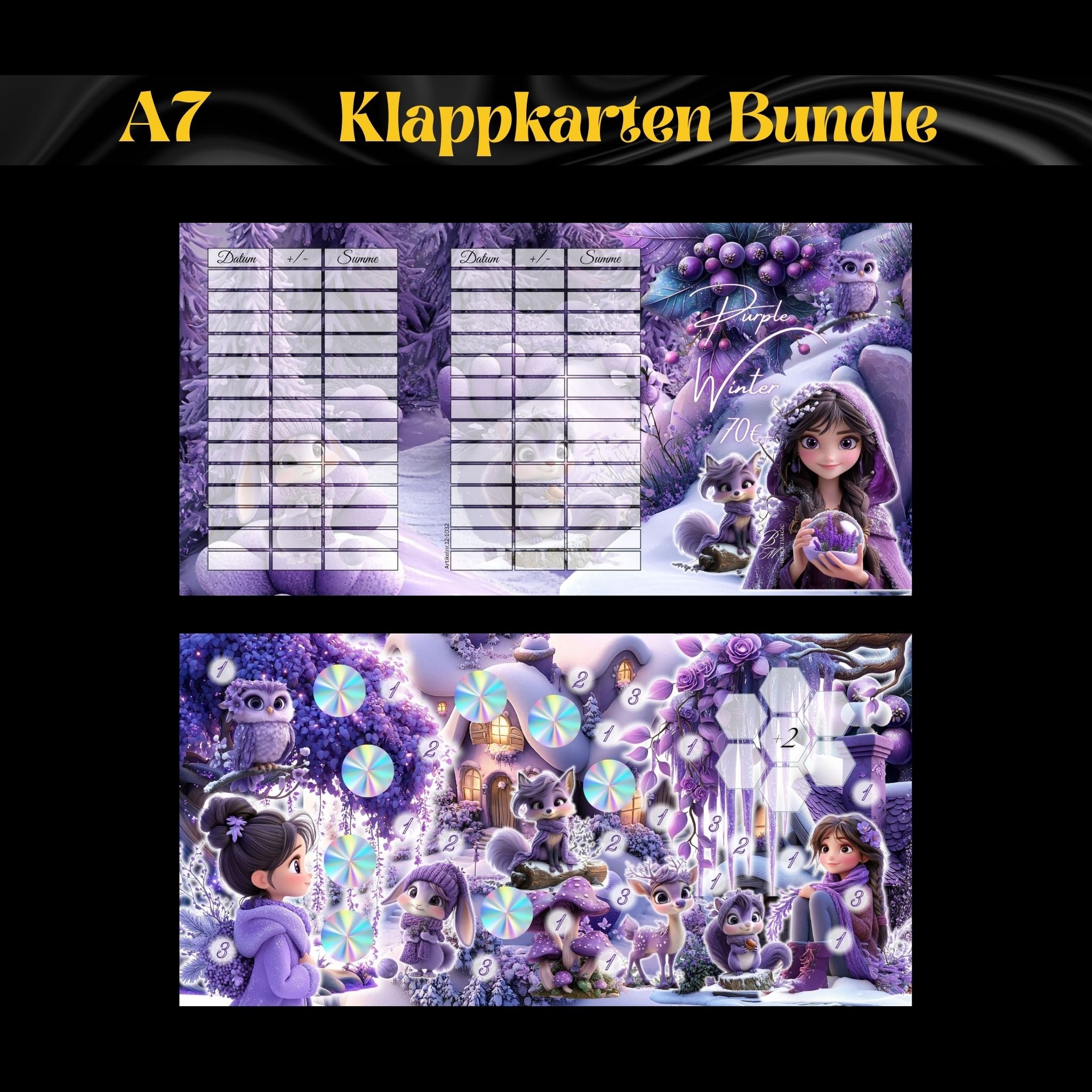 A7 Klappkarten Bundle Winter