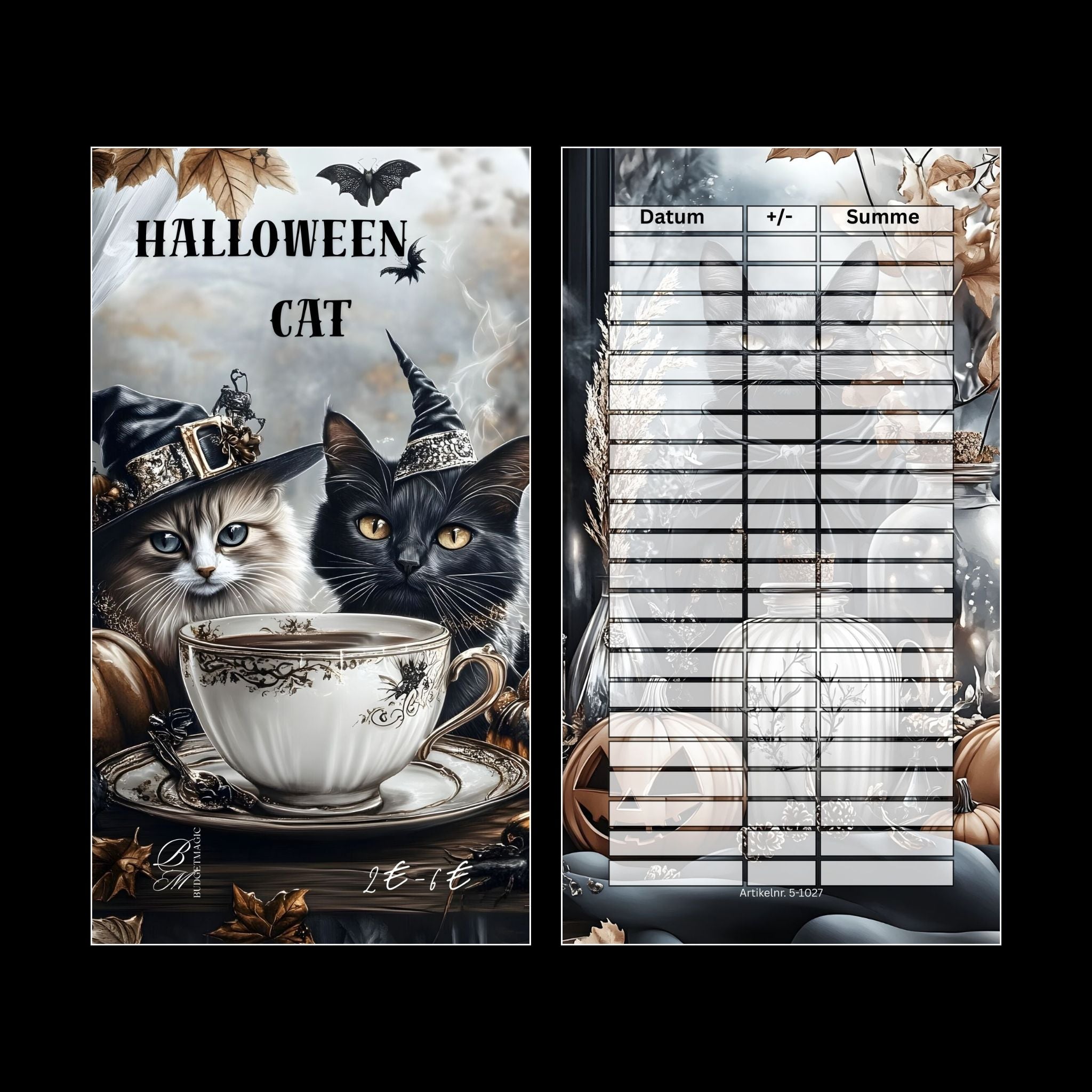Halloween Cat folierte Sparchallenge