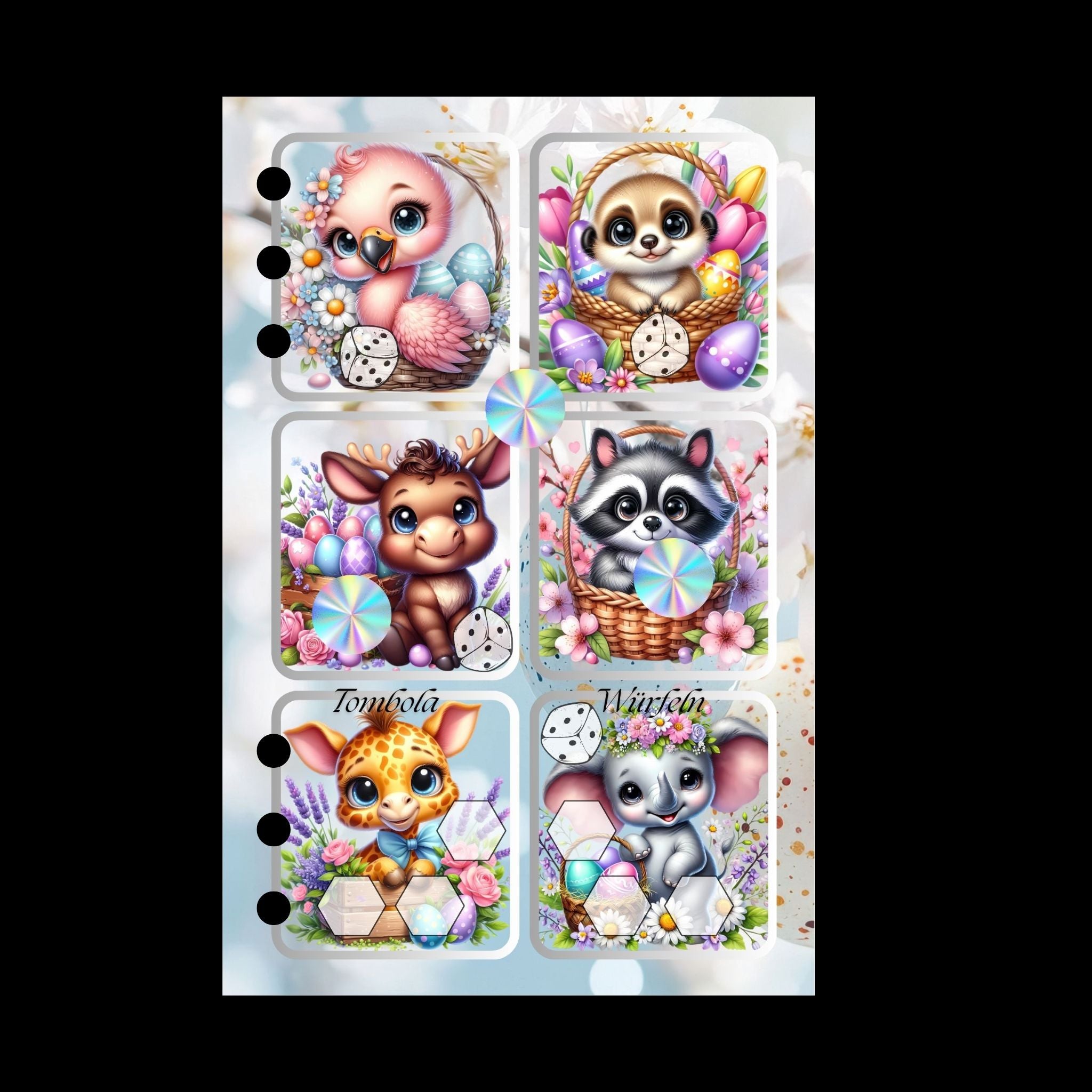 Easter Animals folierte Sparchallenge