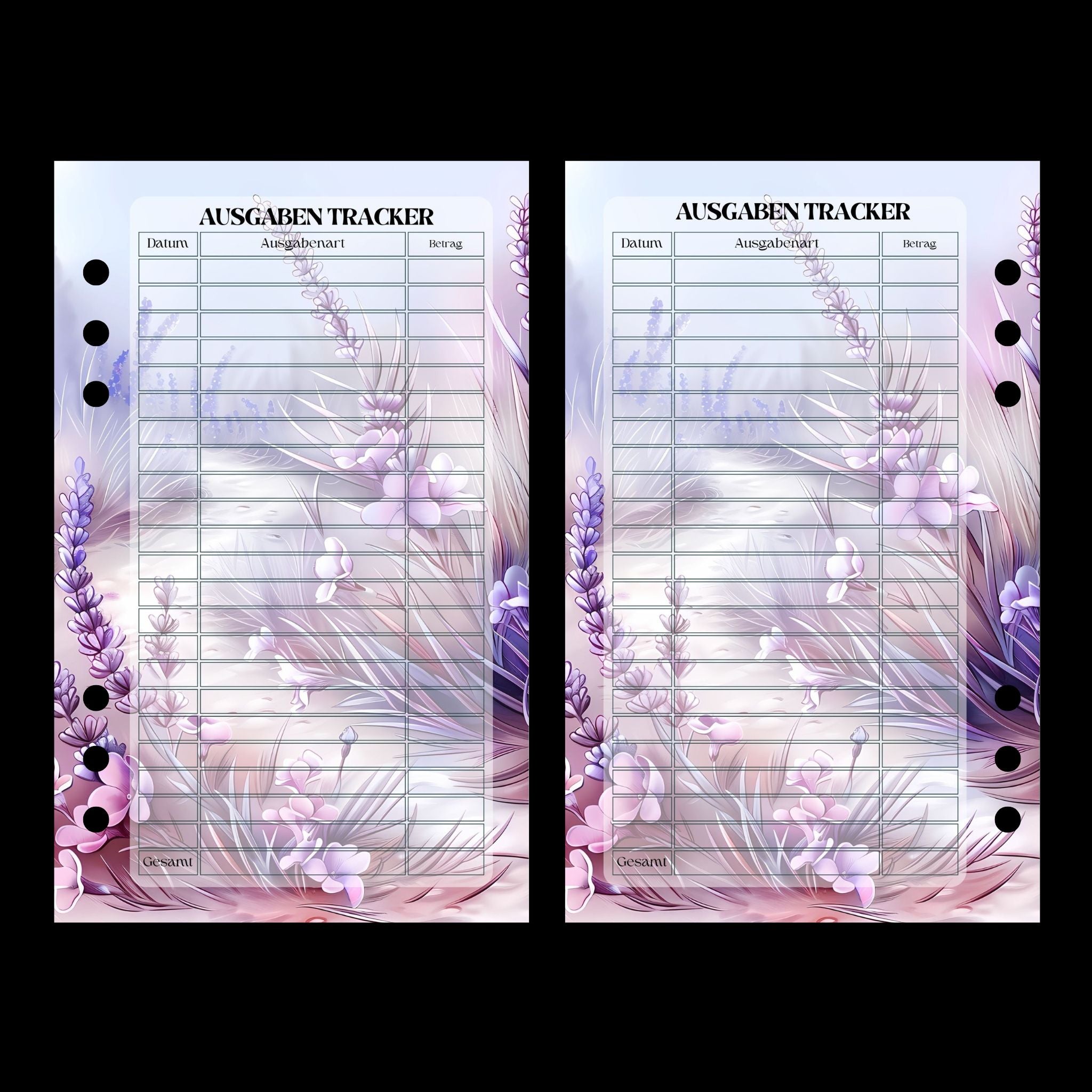 Monatsplaner A6 Lavendel