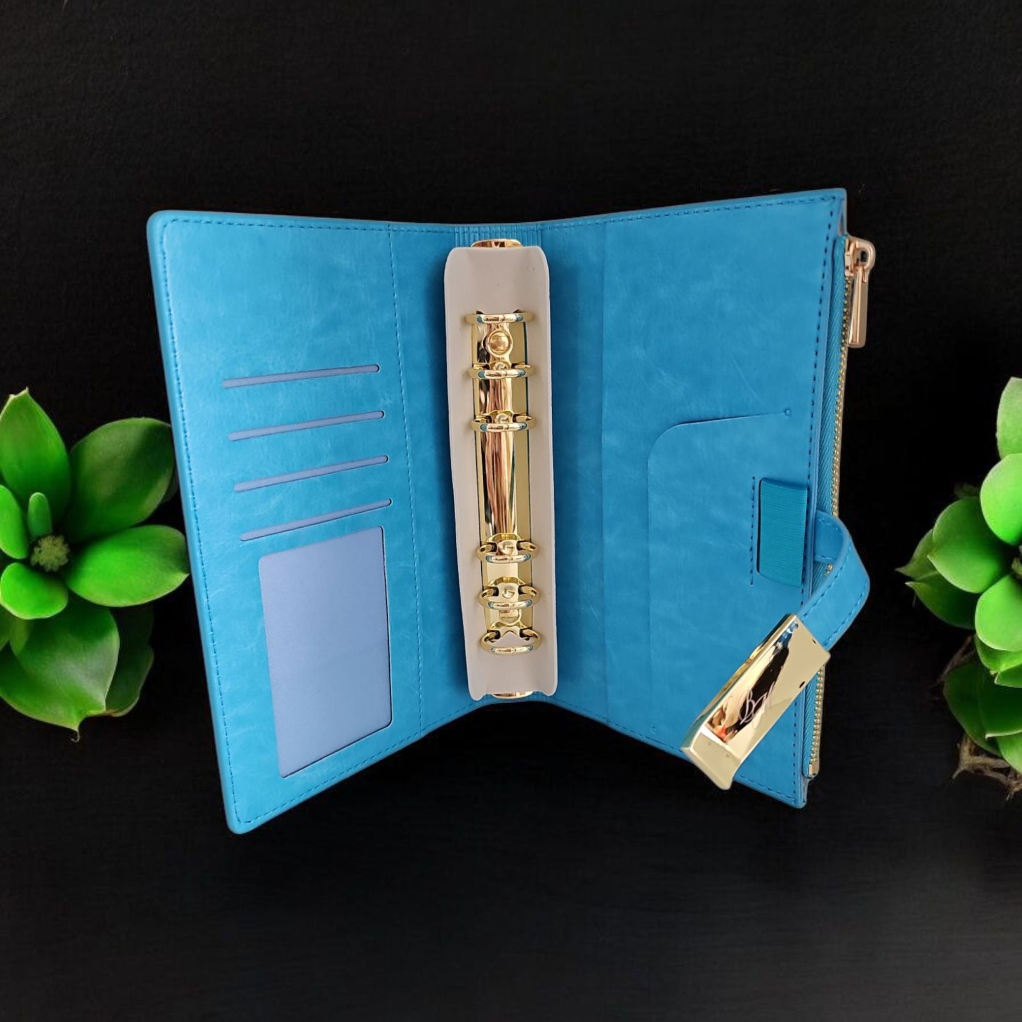 A6 Binder schmal A6 (2cm Ringe) glatte Struktur