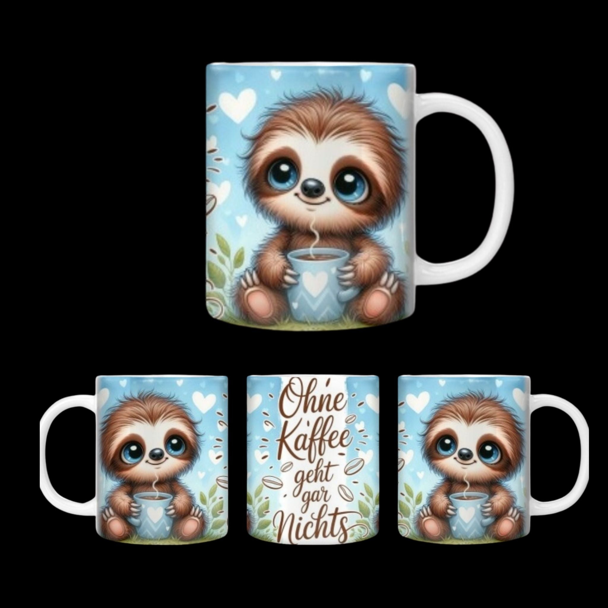 Tasse Faultier-Ohne Kaffe