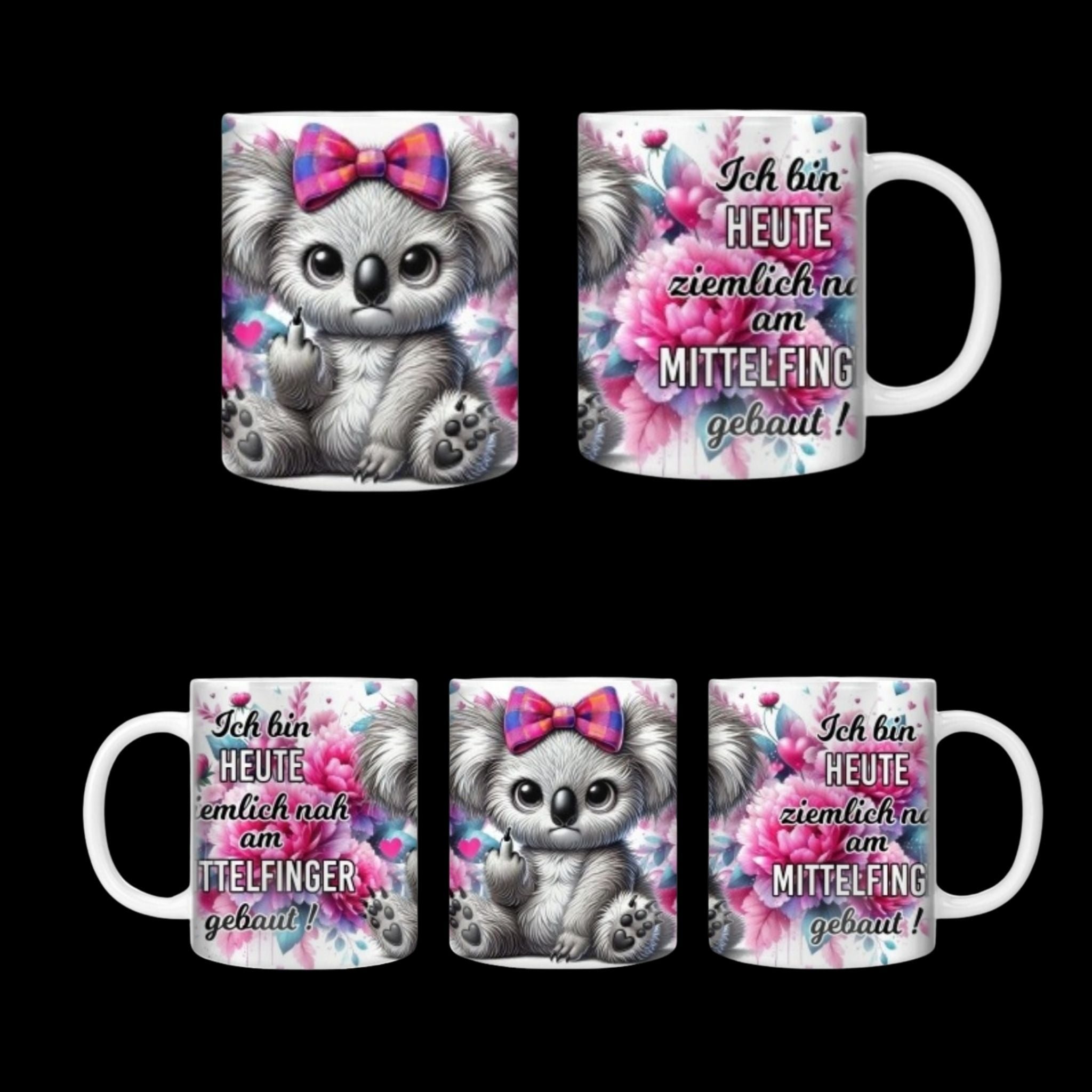 Tasse Mittelfinger
