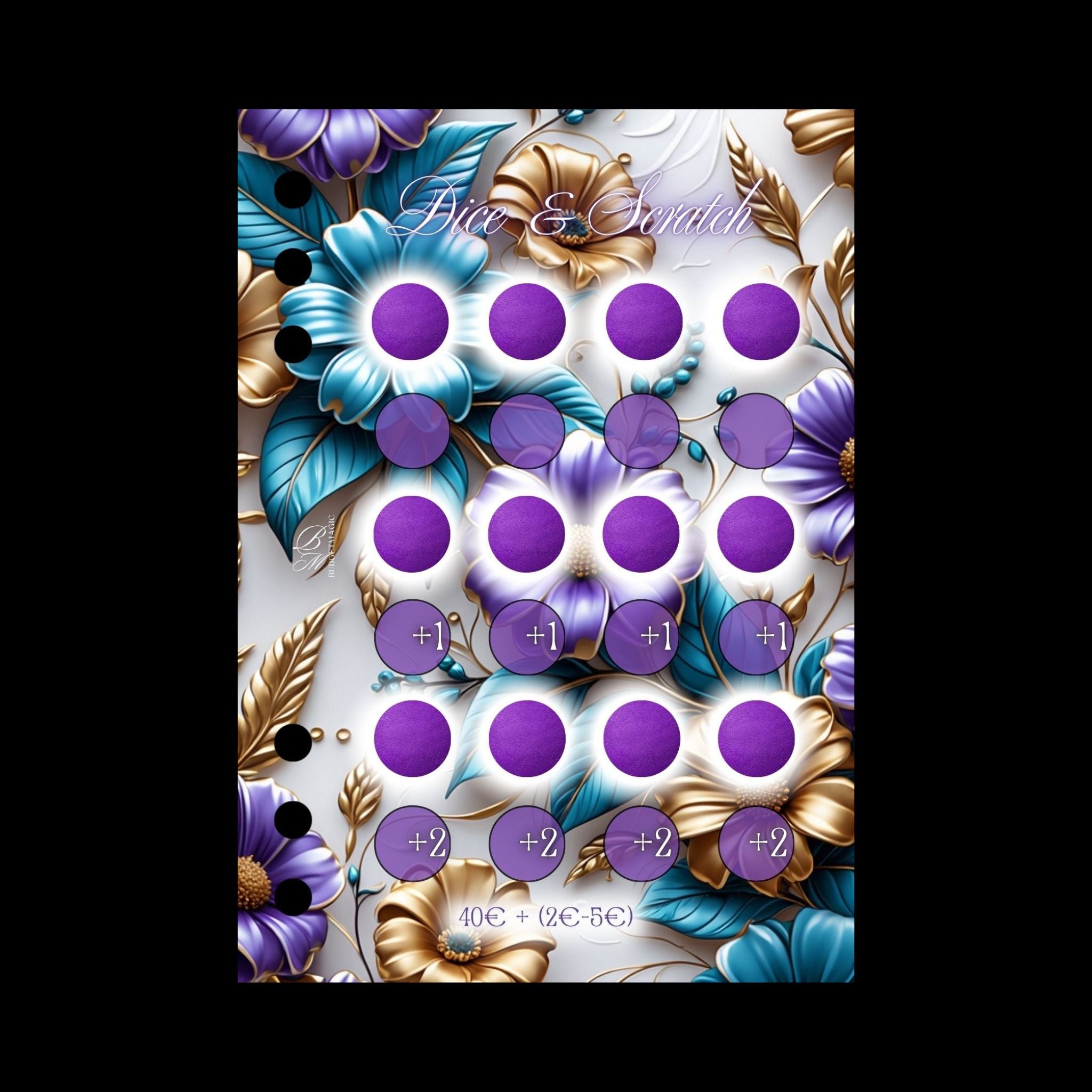 A7 Dice and Scratch foliert