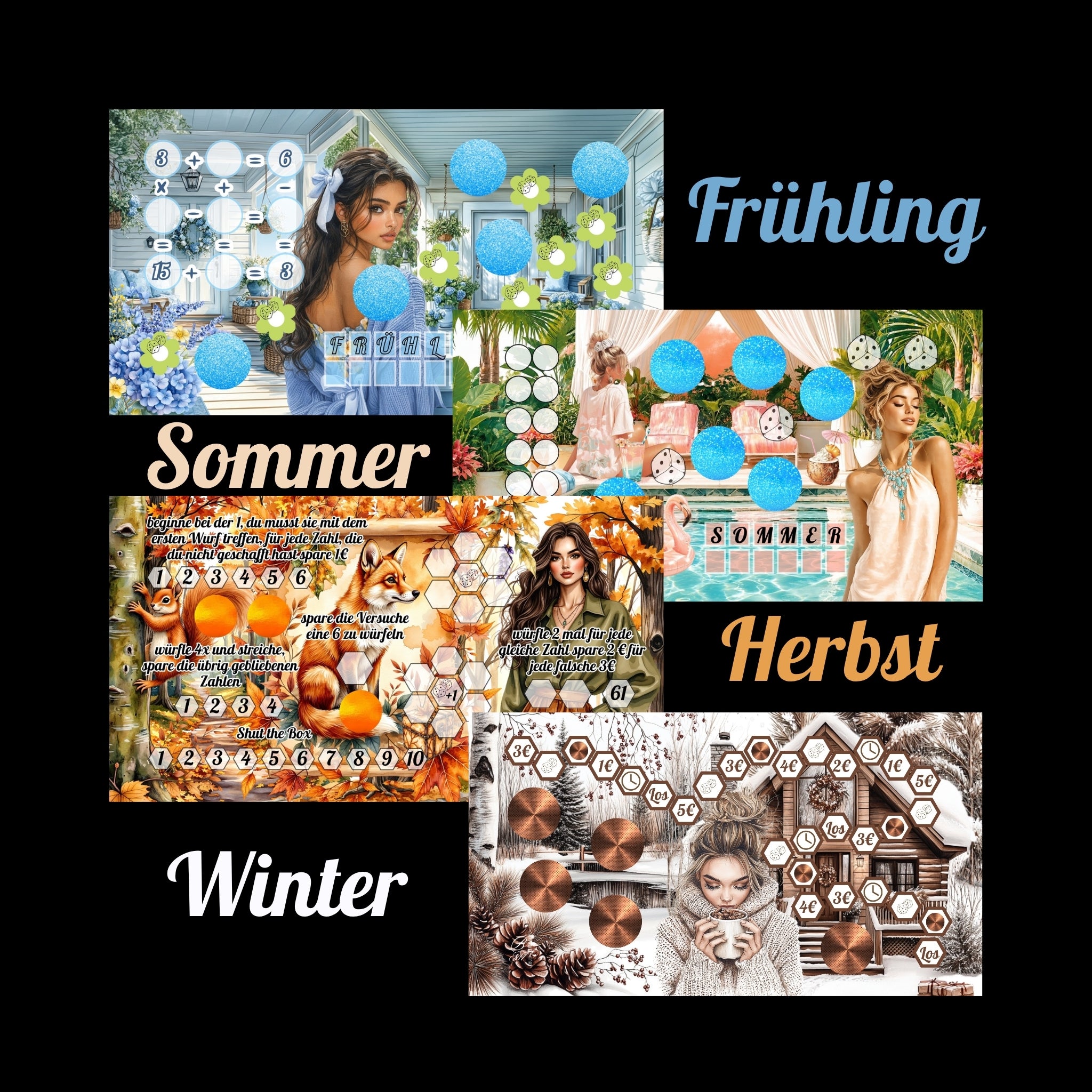 Jahreszeiten Set