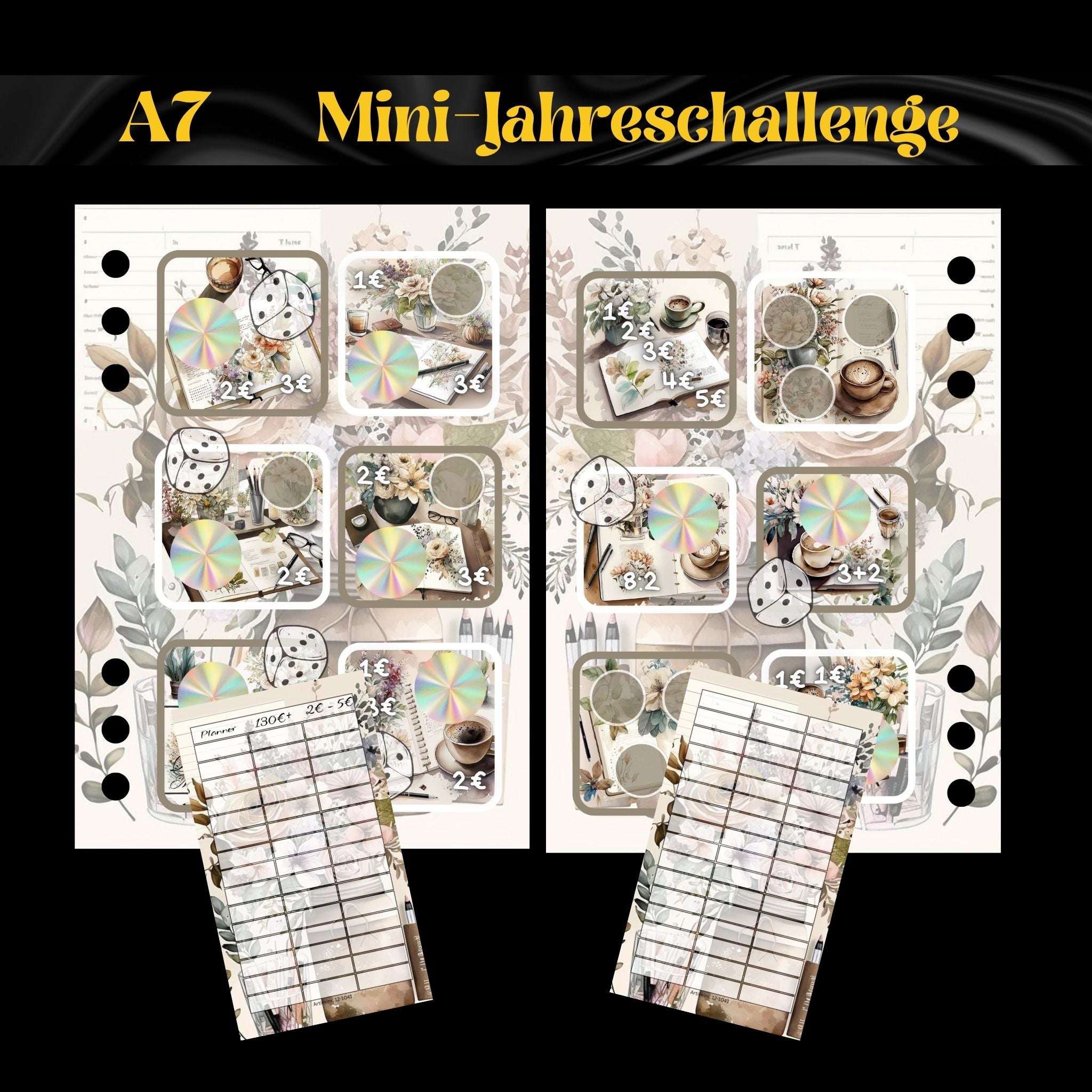 A7 Planner folierte Challenge
