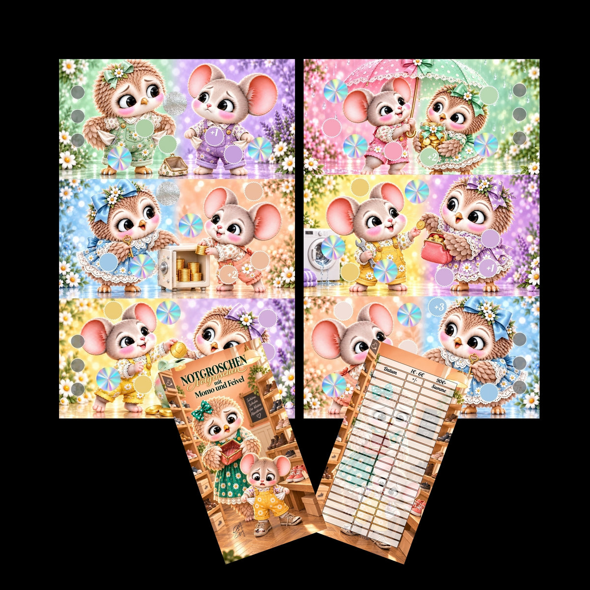 Bundle Jahreschallenges Momo und Feivel
