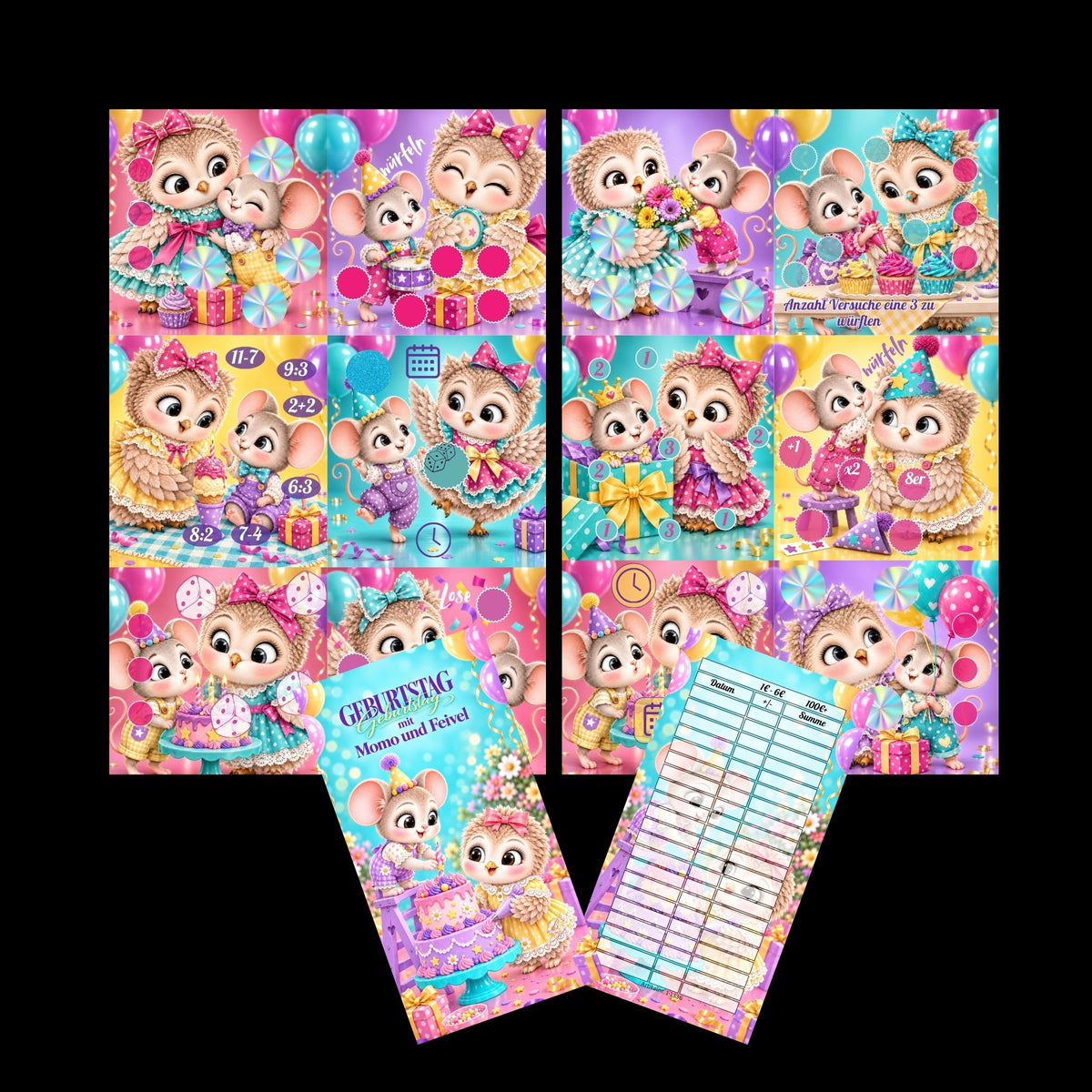 Bundle Jahreschallenges Momo und Feivel