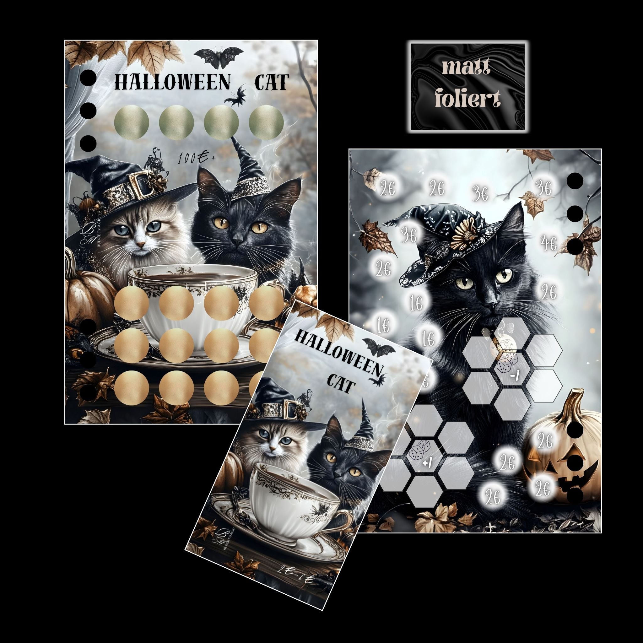 Halloween Cat folierte Sparchallenge