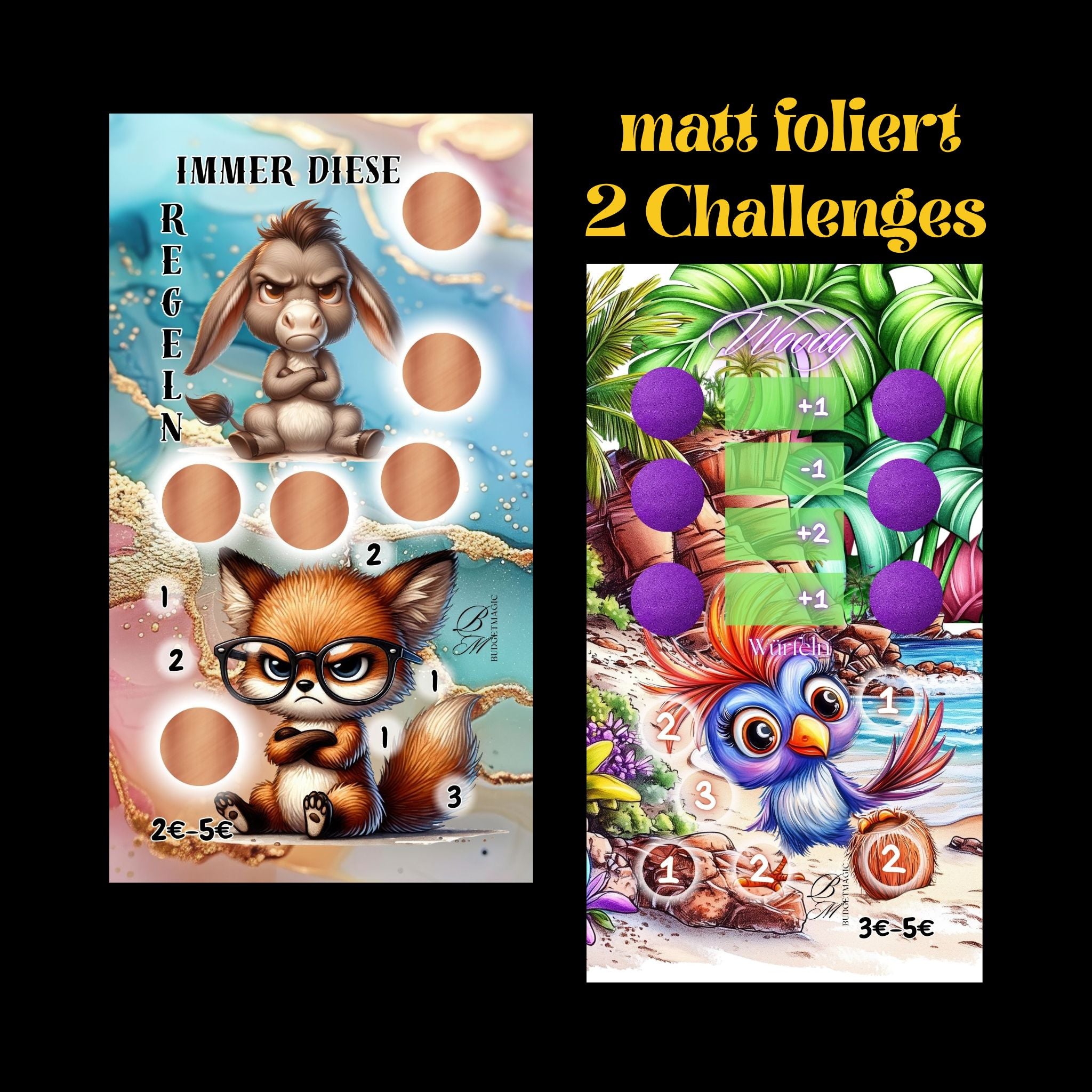 Woody & Immer diese Regeln (matt foliert)