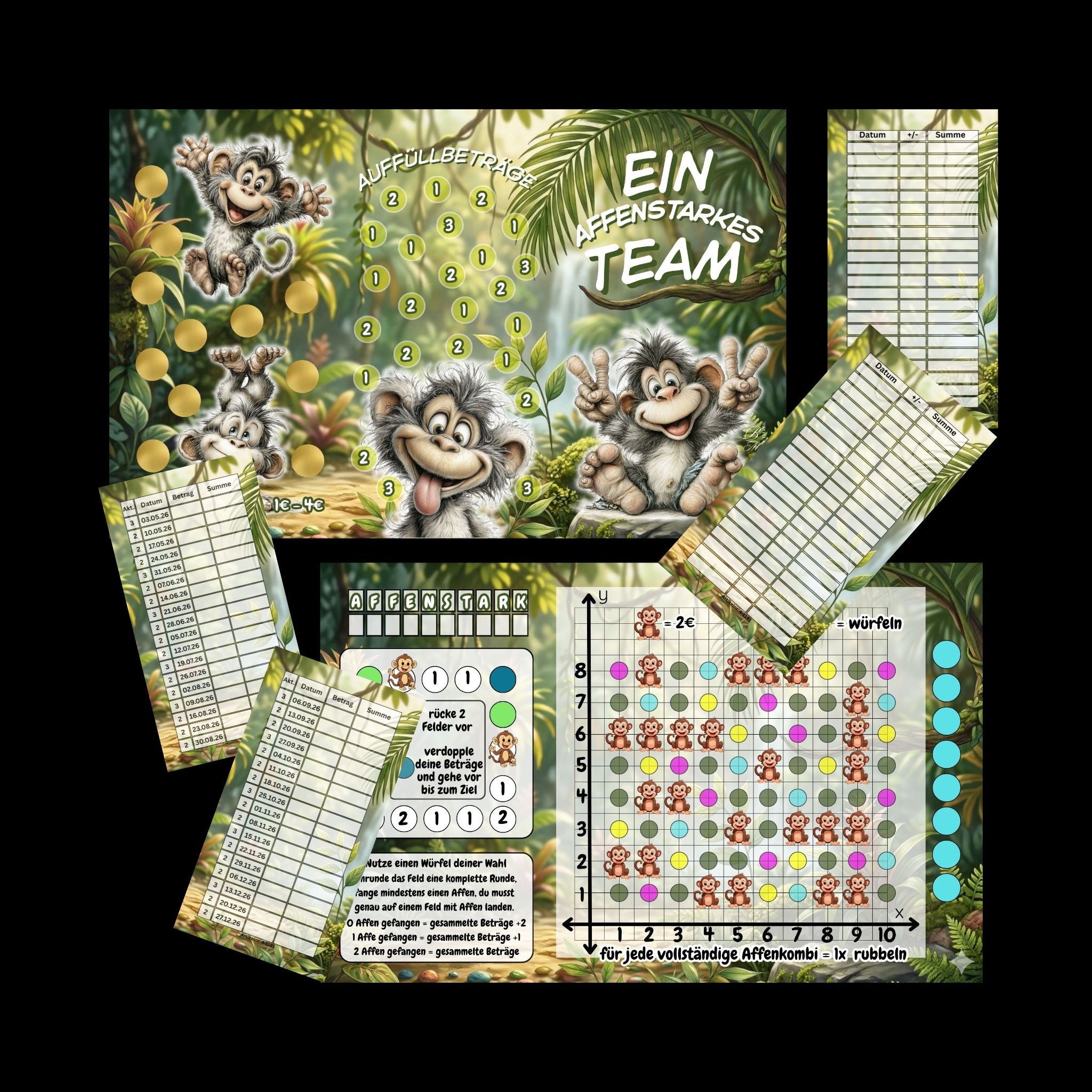 Teamchallenge - Ein Affenstarkes Team (foliert)