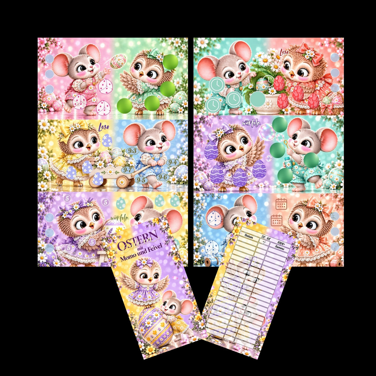 Bundle Jahreschallenges Momo und Feivel