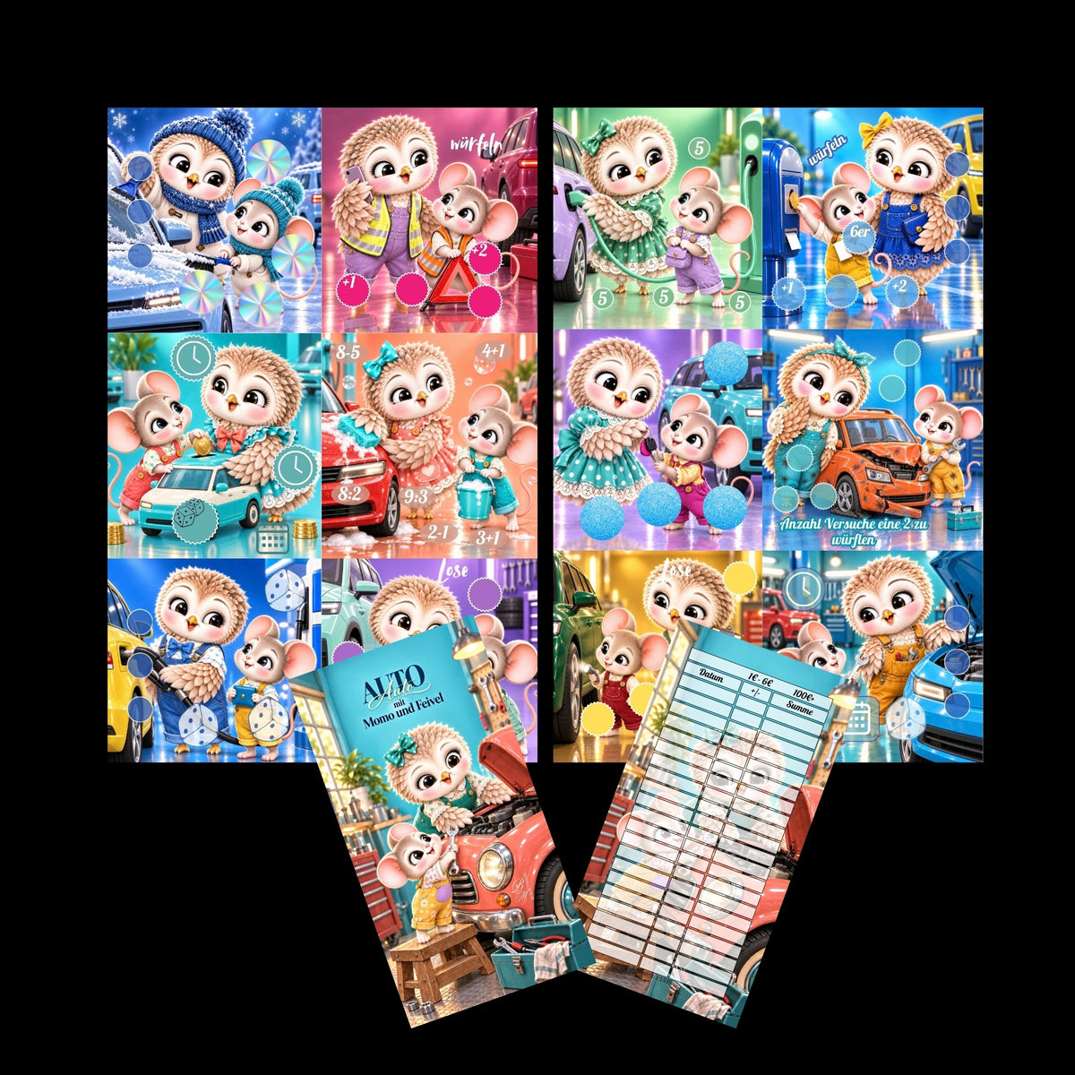 Bundle Jahreschallenges Momo und Feivel