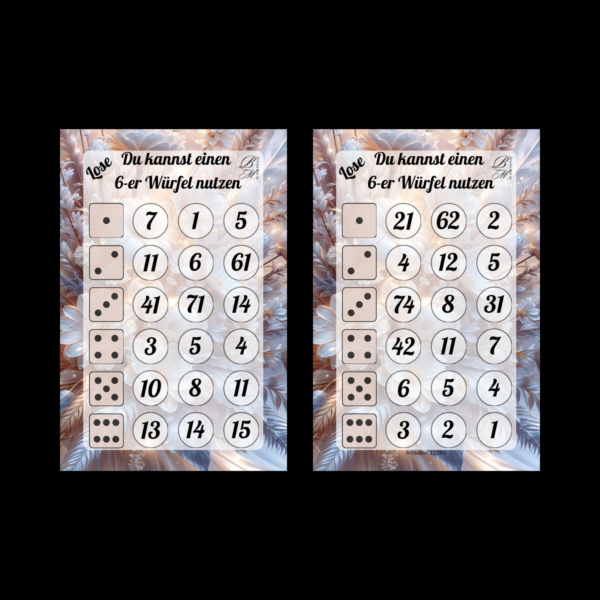 Losekärtchen 5er Set