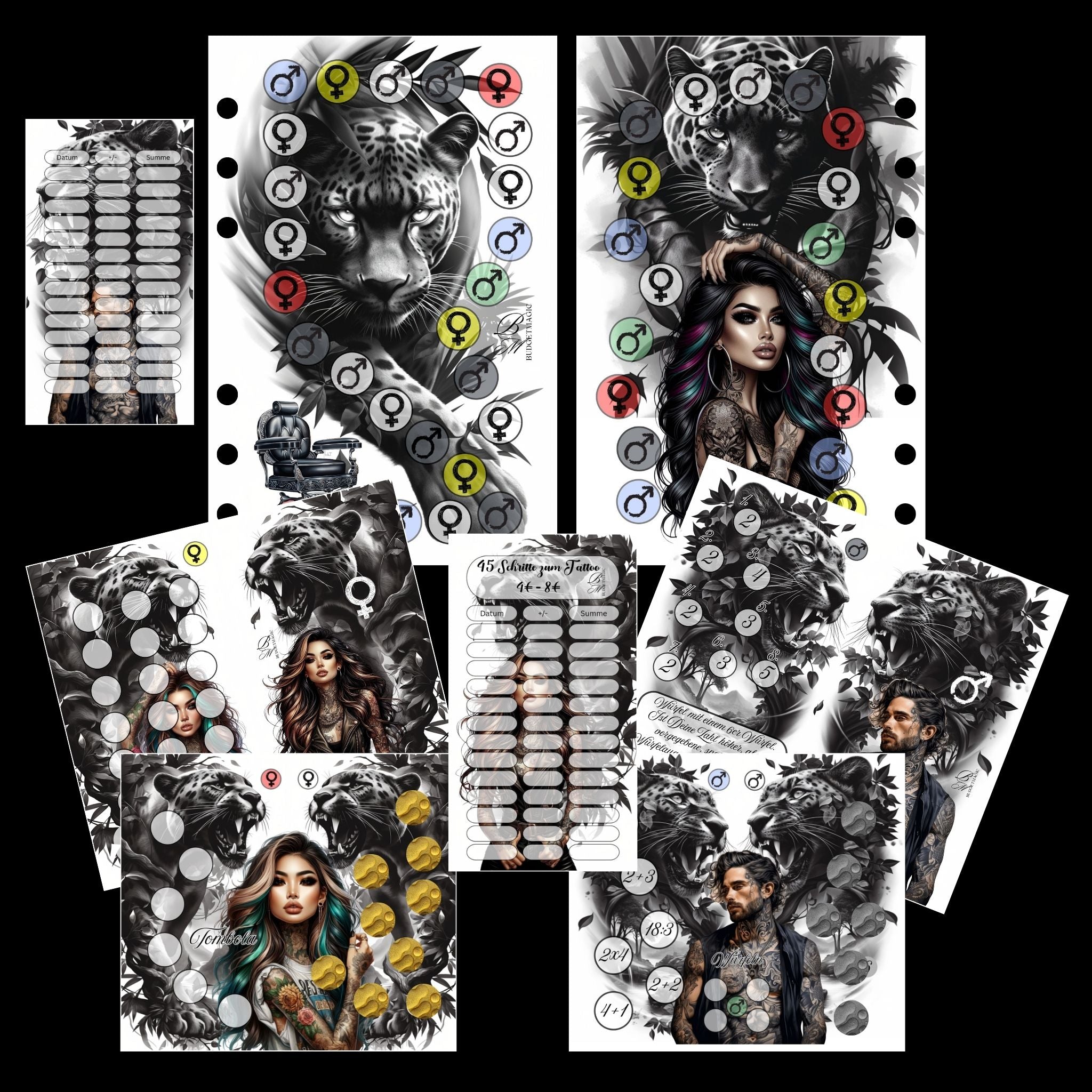 45 Schritte zum Tattoo / komplett foliert
