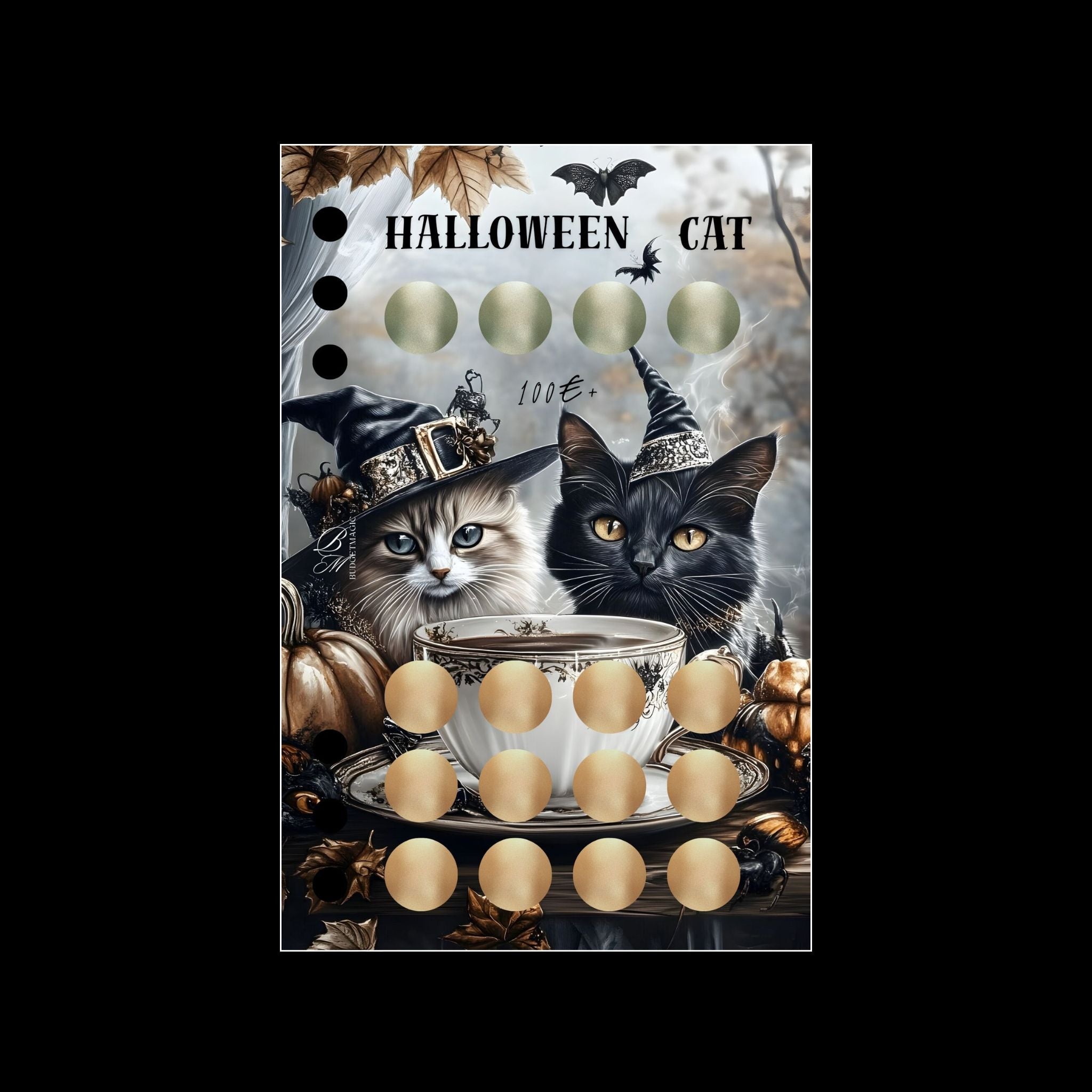 Halloween Cat folierte Sparchallenge