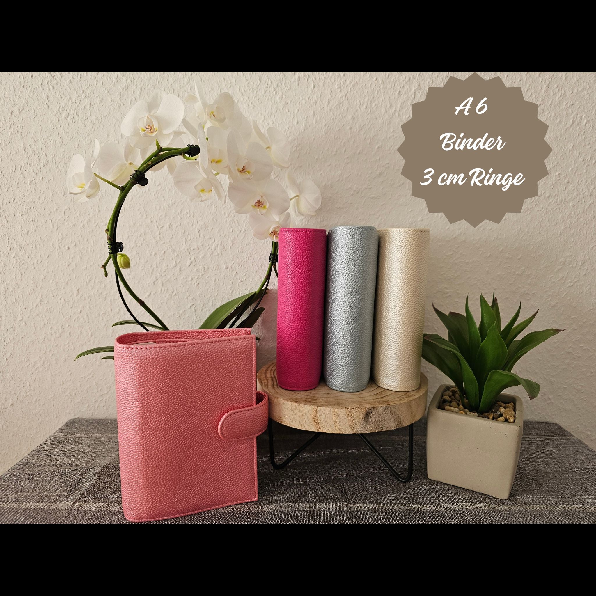 A 6 Binder mit 3cm Ringen