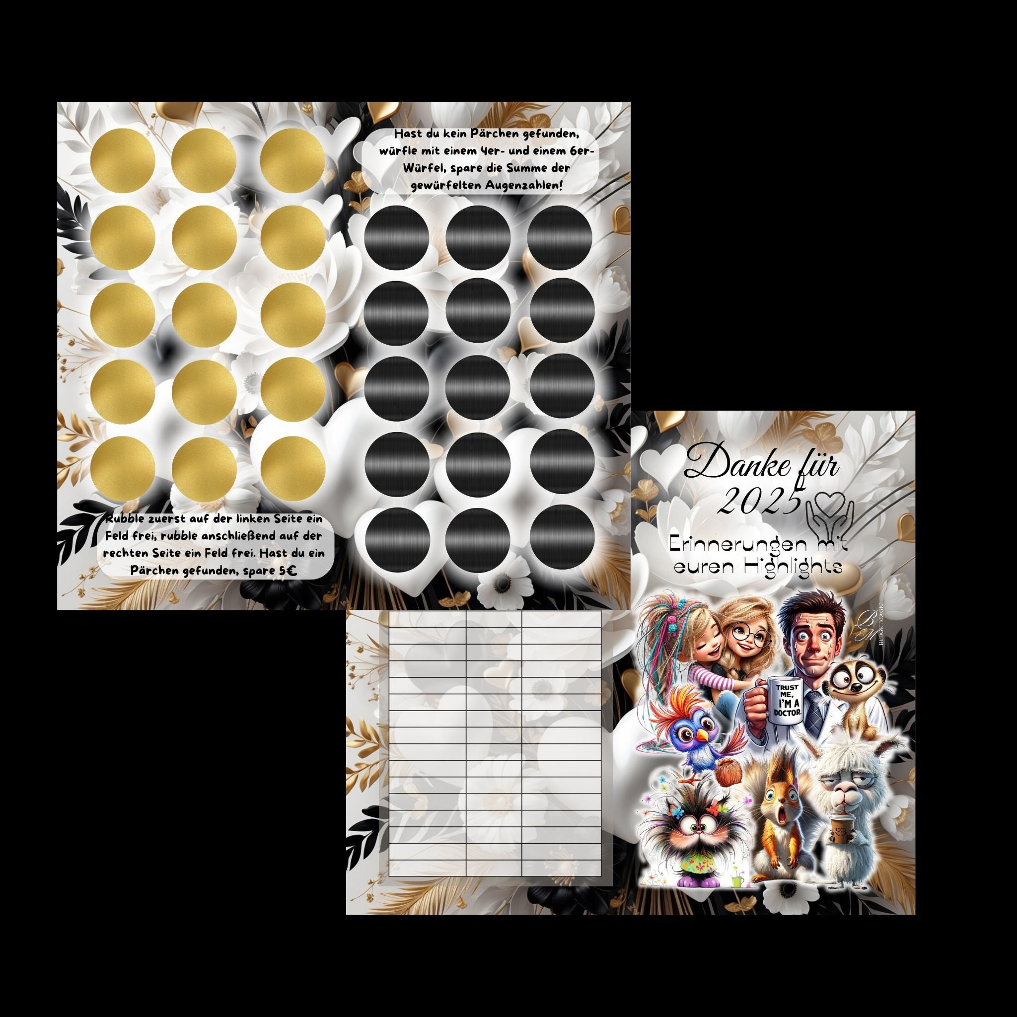 Klappkarte Danke für 2025