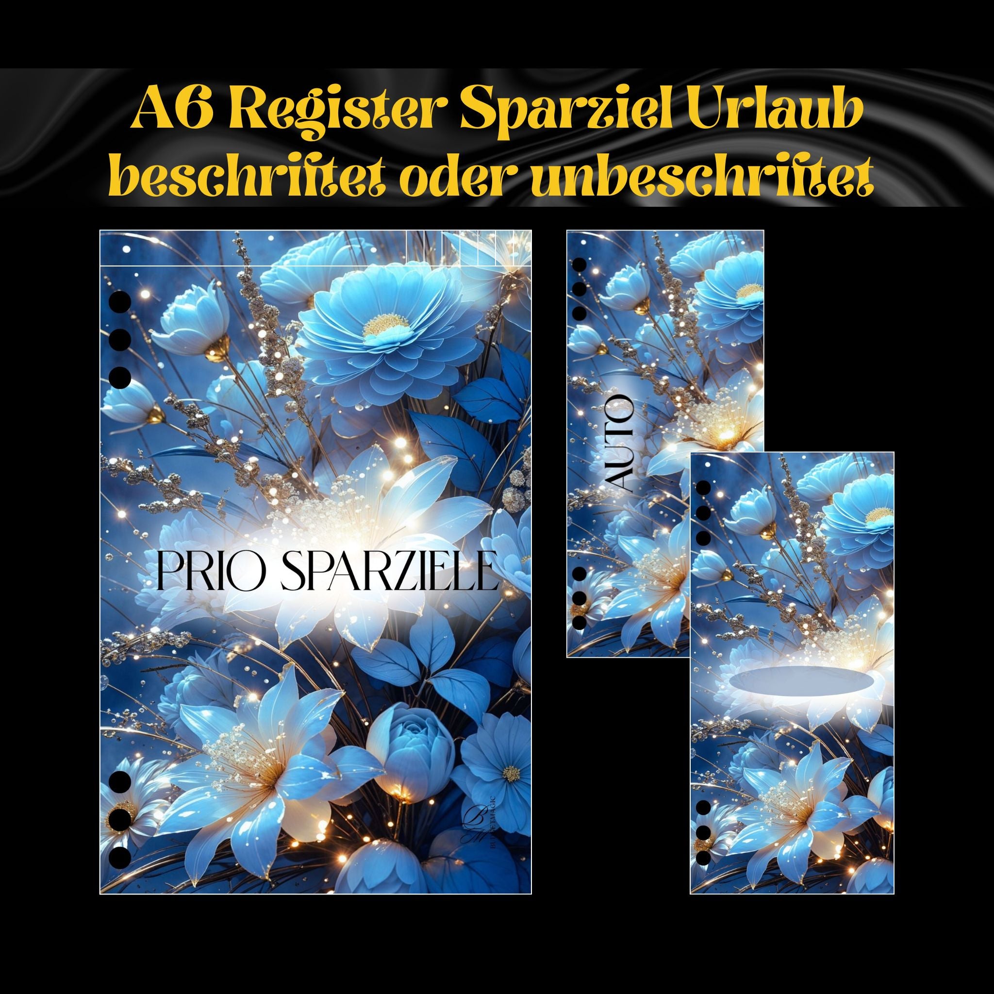 A6 Prio - Register Beschriftet oder Unbeschriftet (8er- Register)