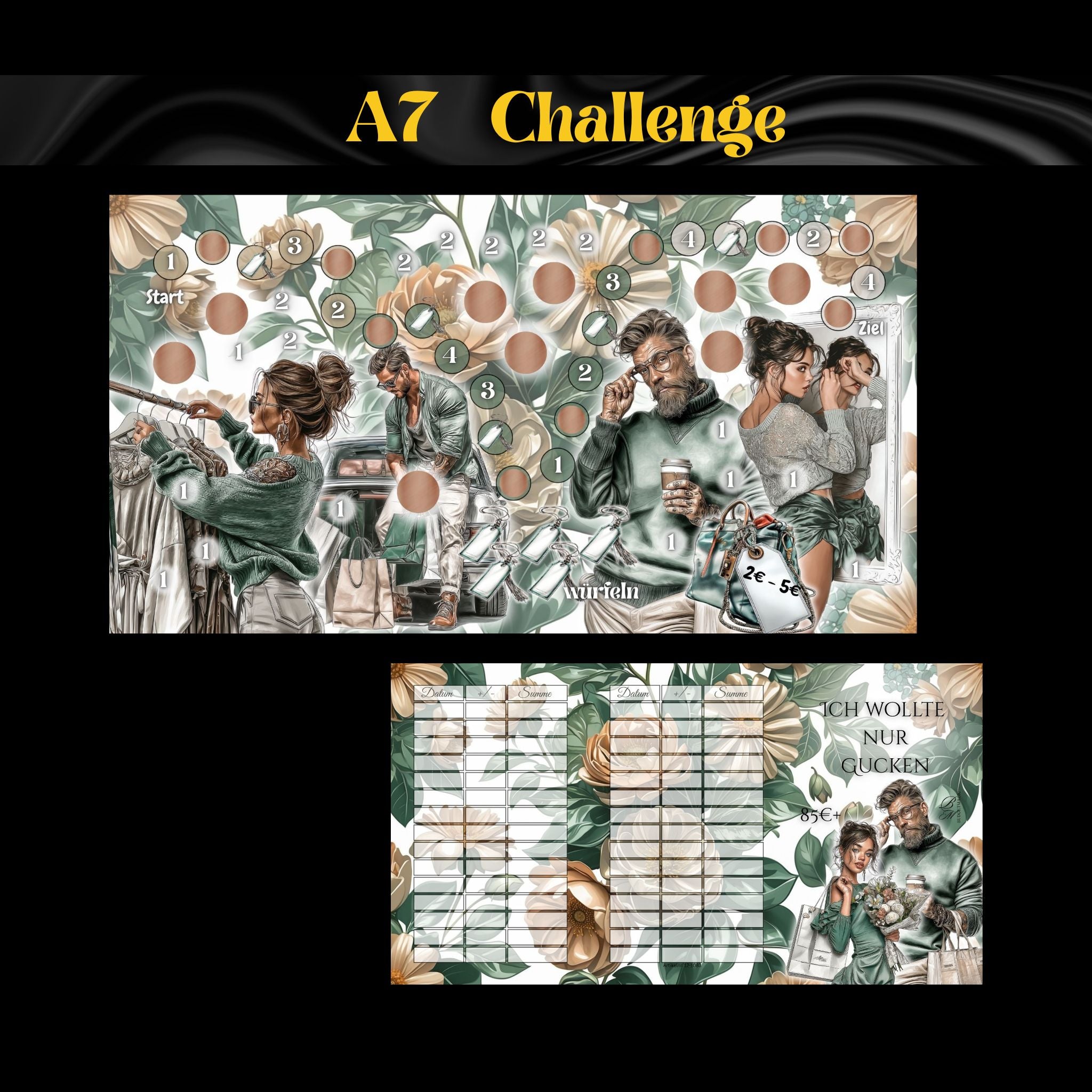 A7 Klappkarte Ich wollte nur gucken