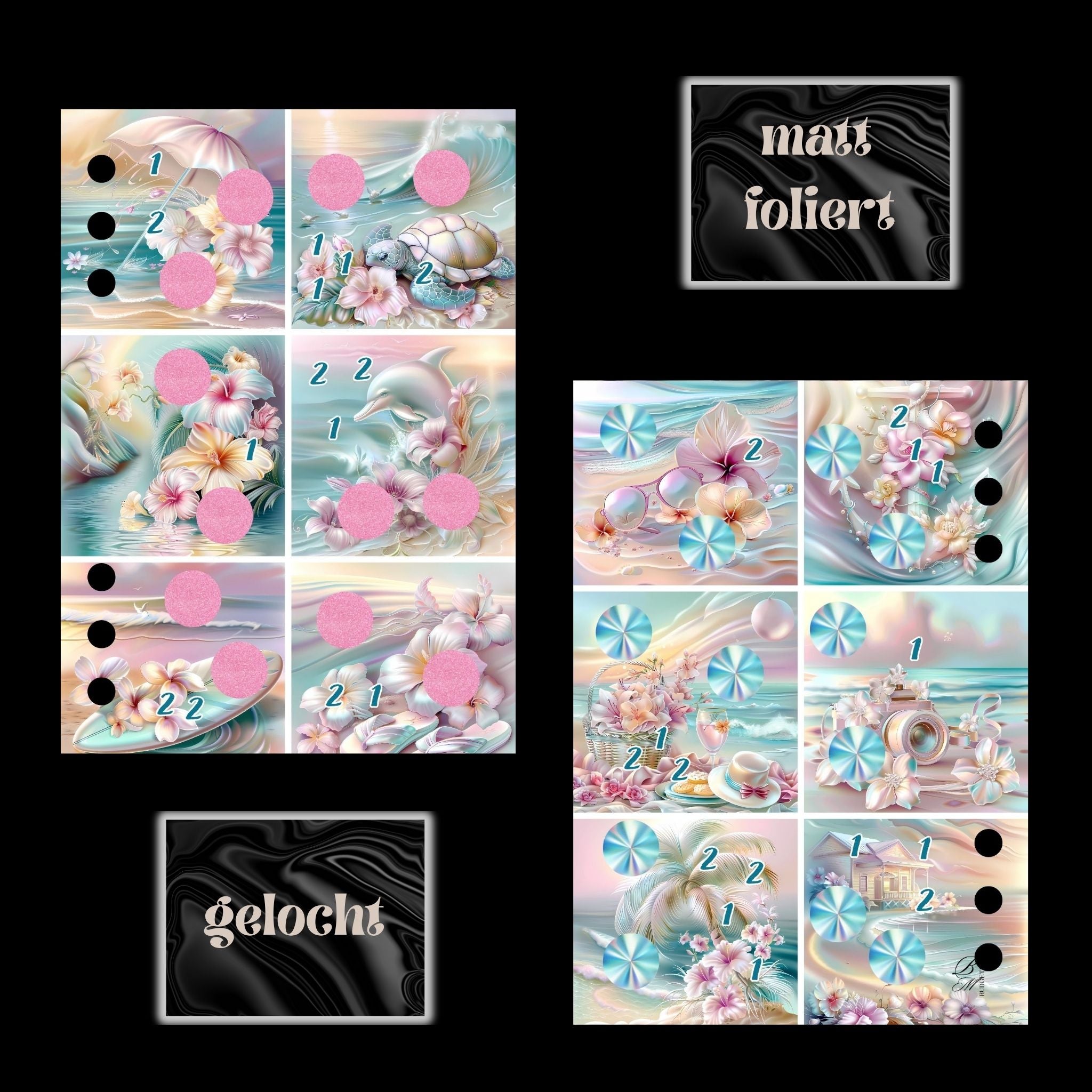 A7 Pastell Ocean folierte Challenge